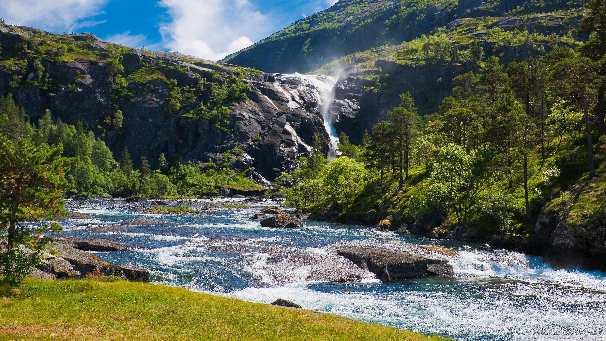 Standard And River Background, HD Wallpaper