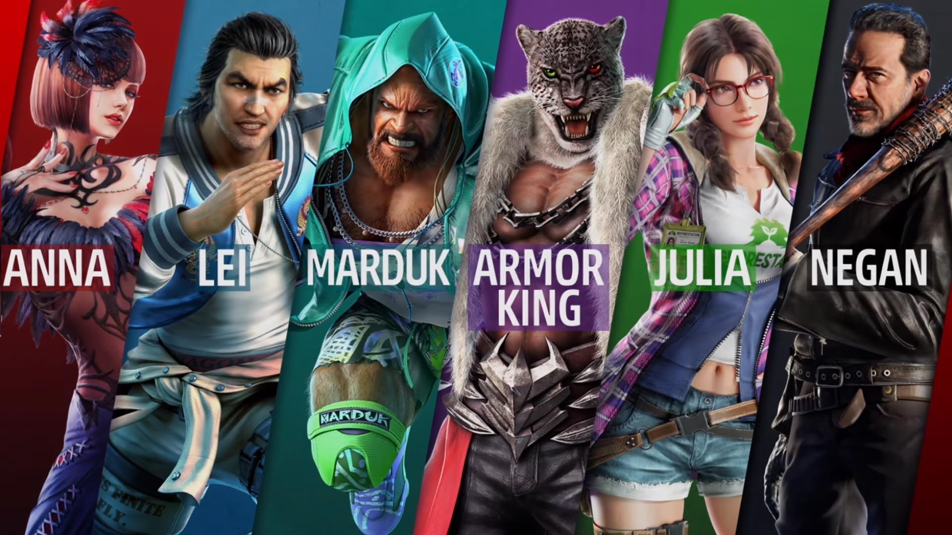 Craig Marduk, Armor King, and Julia Chang coming to TEKKEN 7