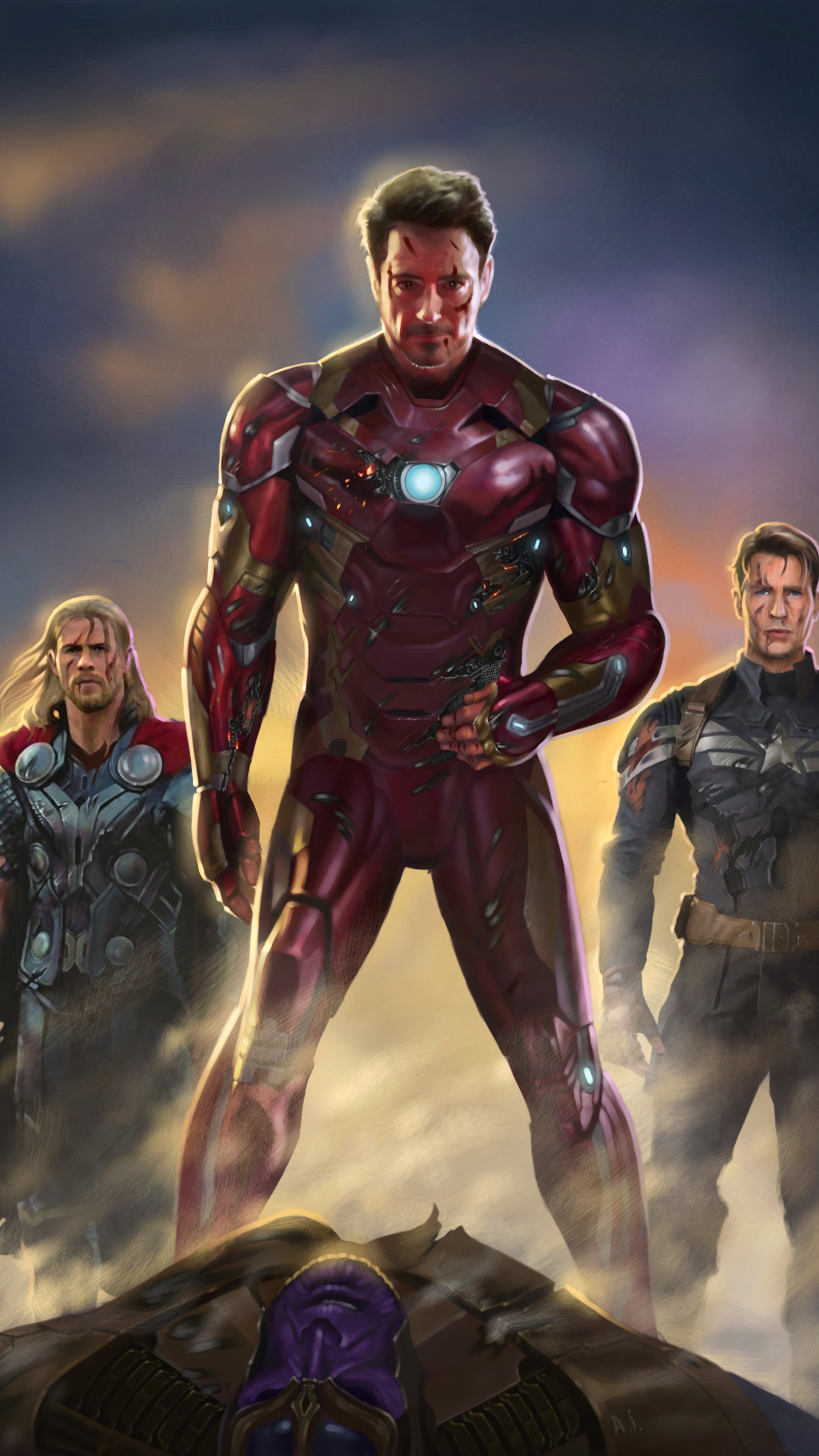 Iron Man Captain America Thor Fan Art Sony Xperia