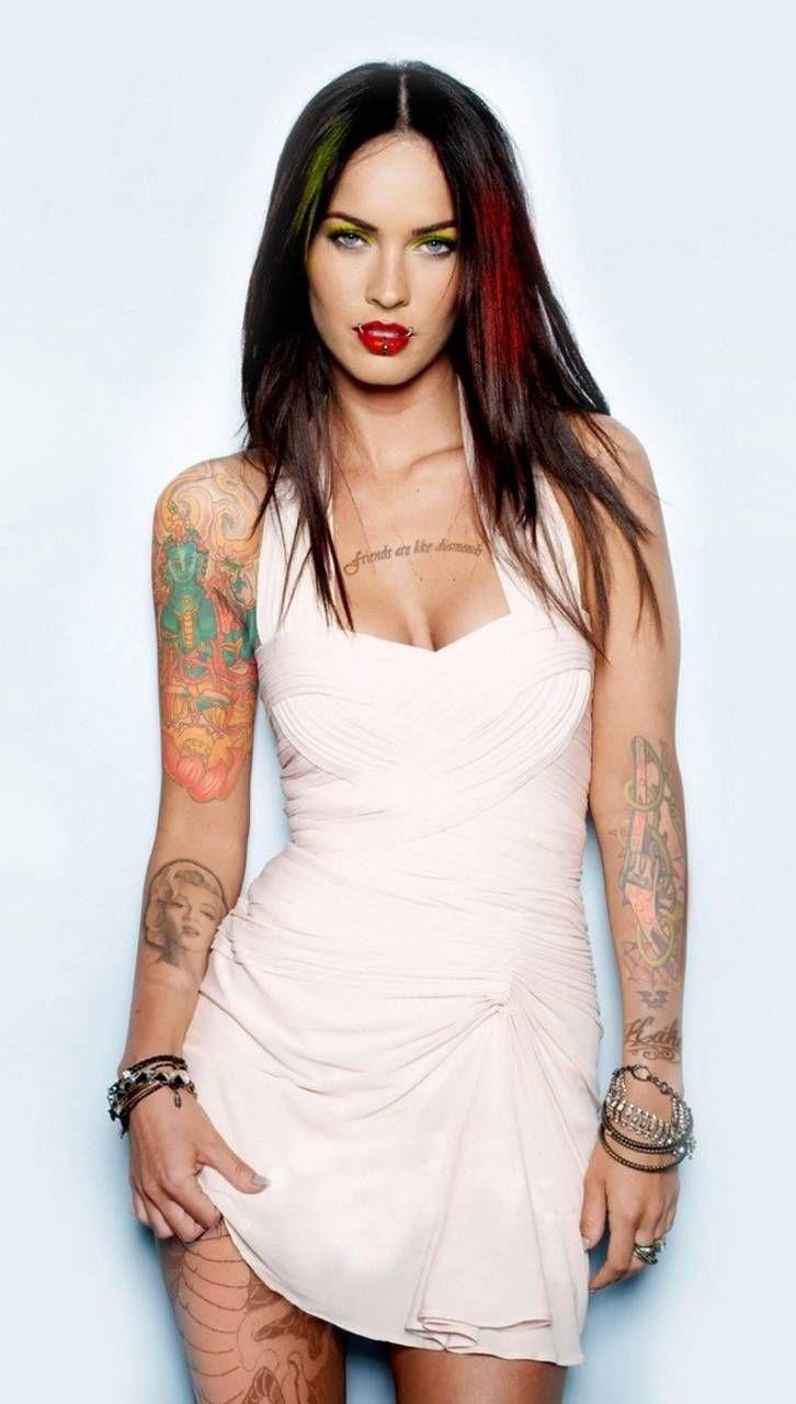 megan fox brunette. MeganFox. Tattoo girl wallpaper, Megan