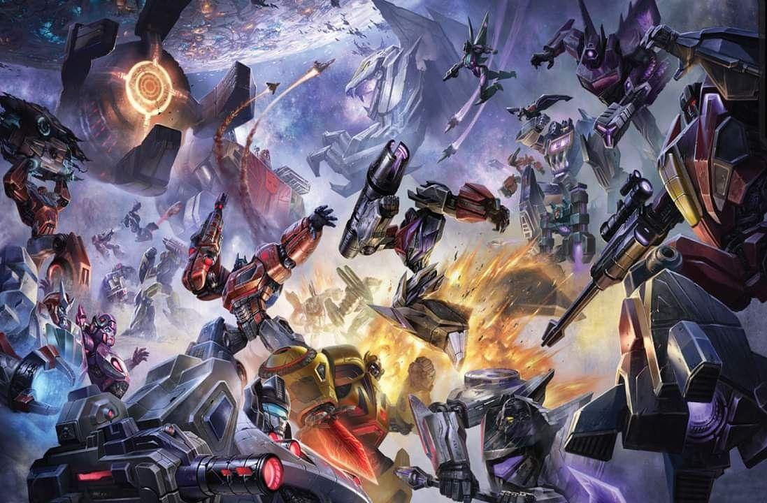 Autobots vs Decepticons. Transformers: Shattered Glass