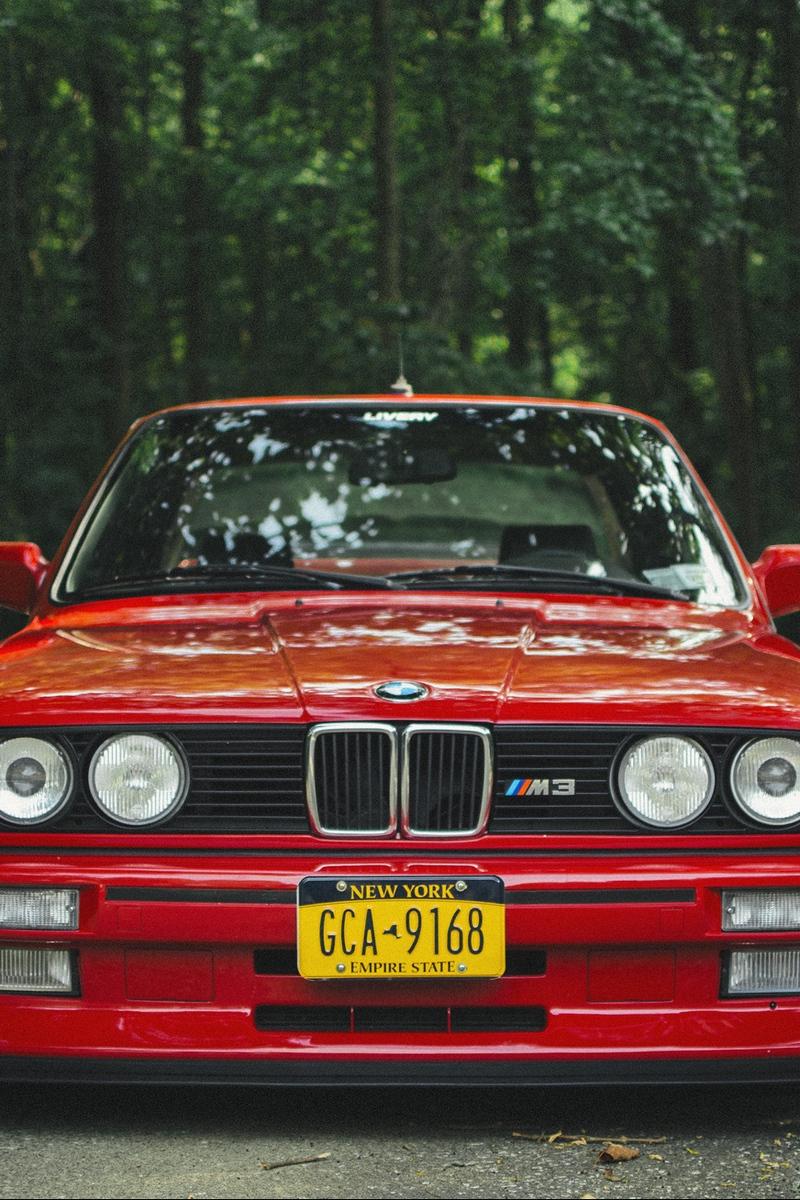 Download wallpaper 800x1200 bmw, e m red, tuning iphone