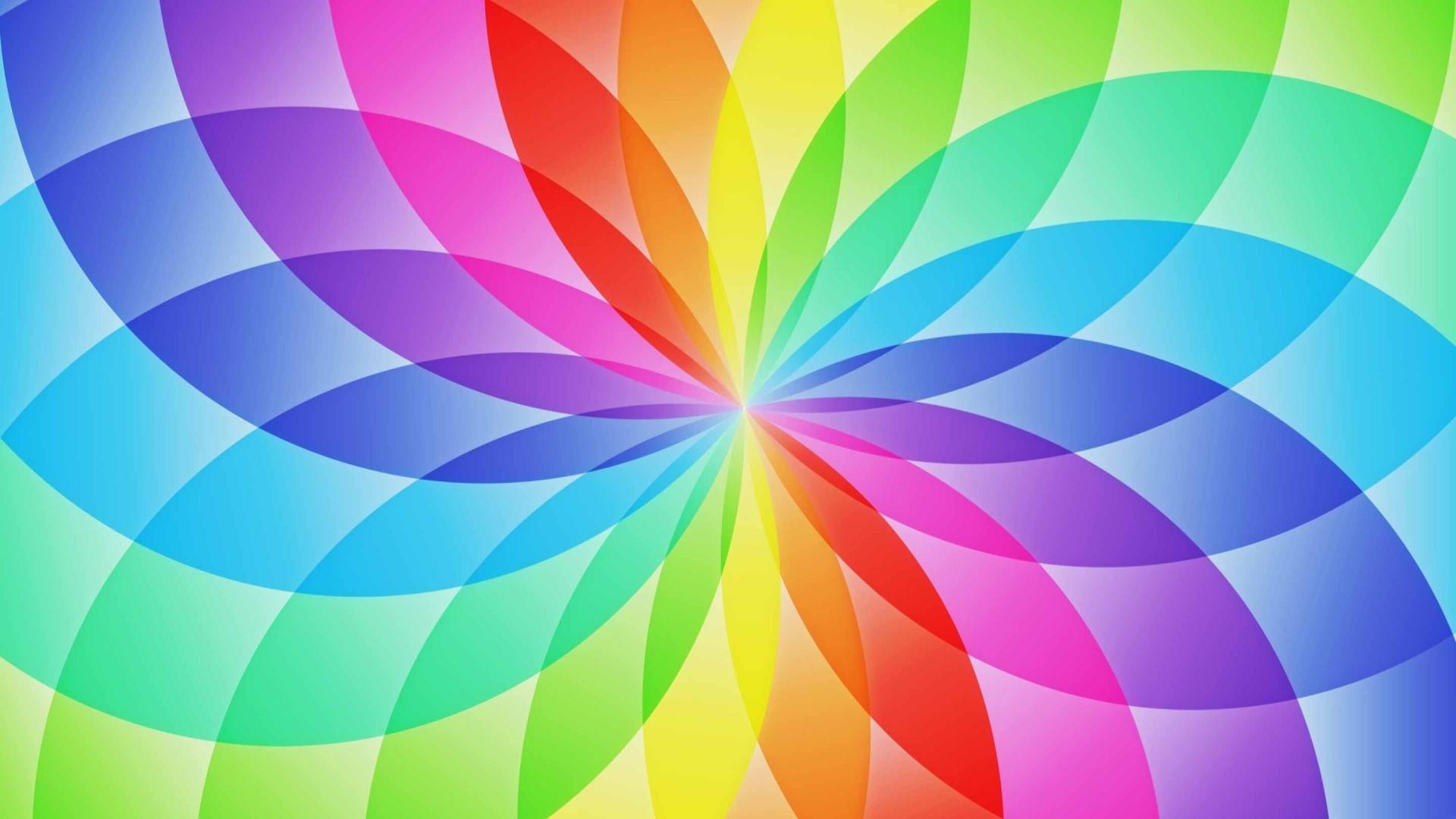 Rainbow Circles Mac Background Desktop Wallpaper High