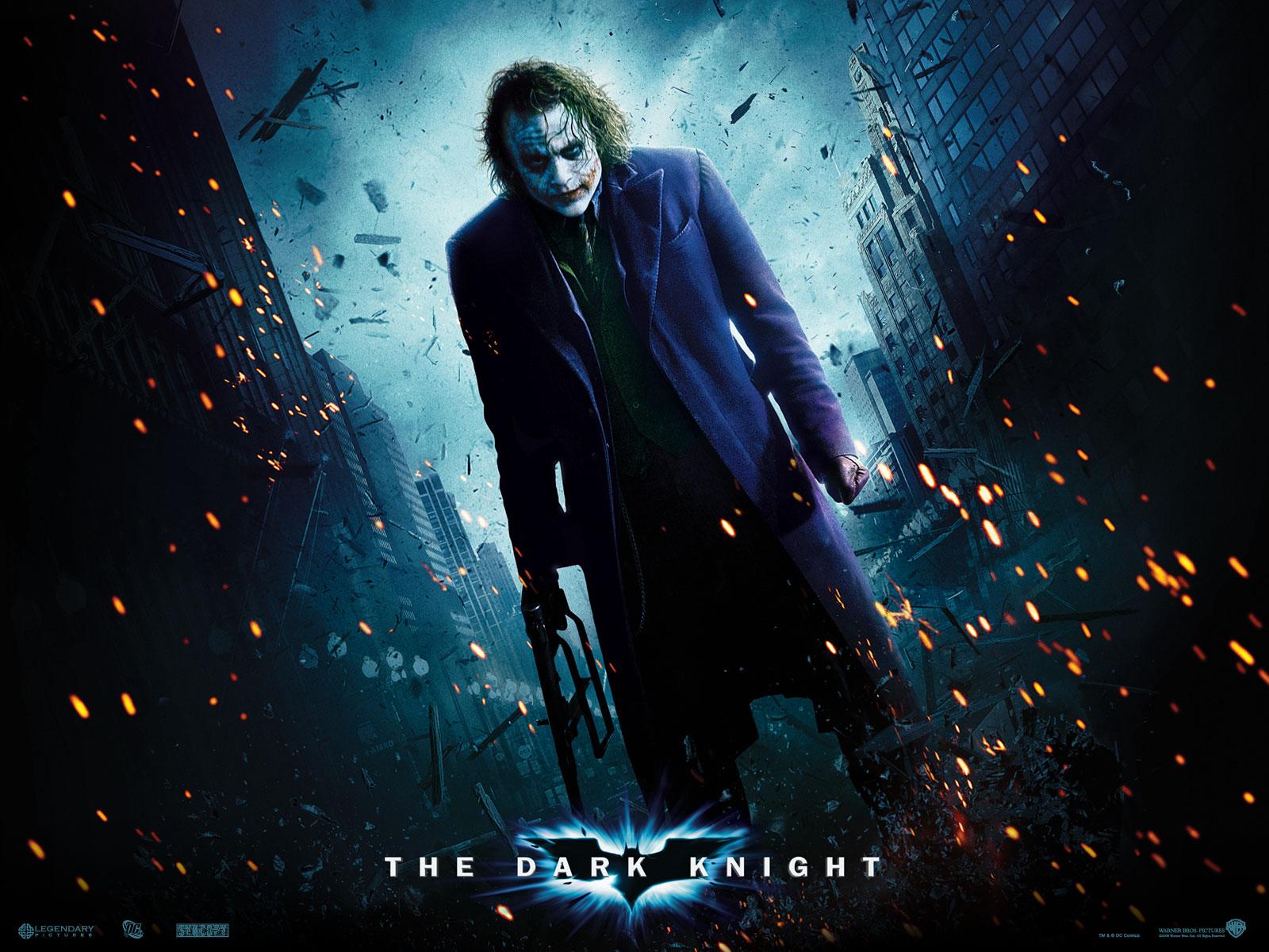 Desktop Wallpaper The Dark Knight Joker hero film