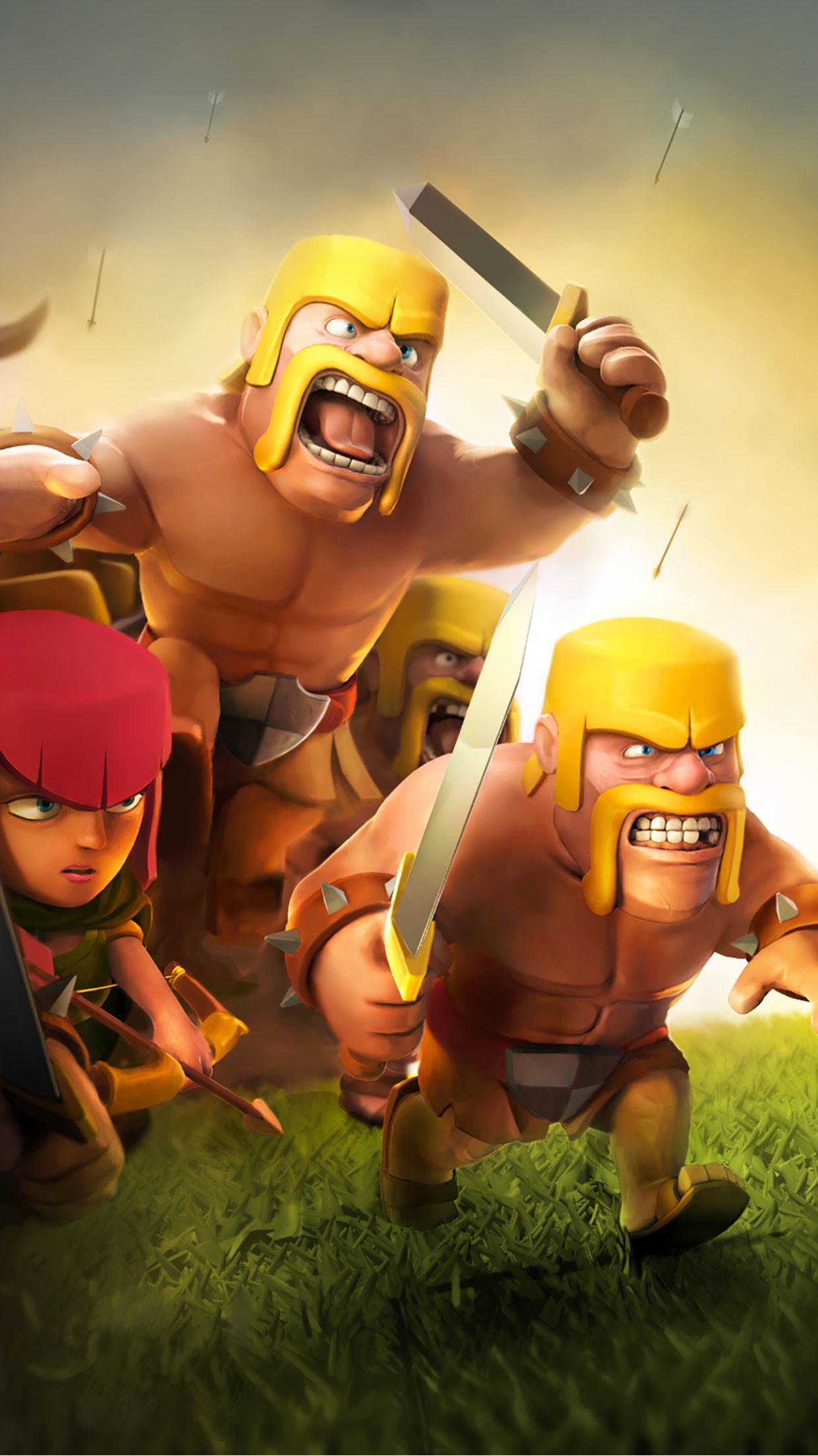 Clash of Clans Barbarian Wallpaper