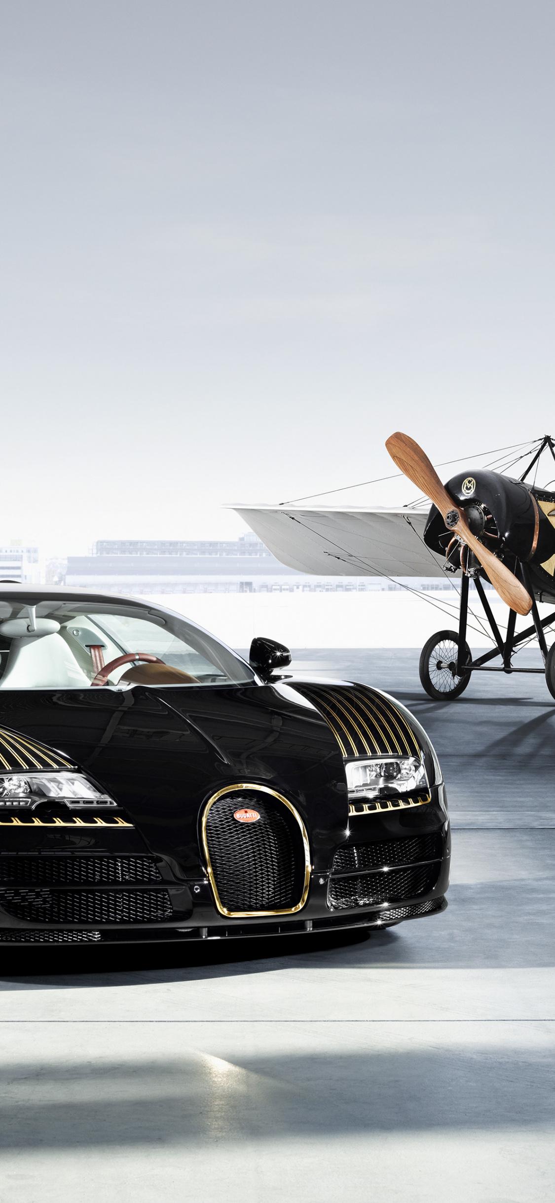 Download 1125x2436 wallpaper bugatti veyron 16.4 grand sport
