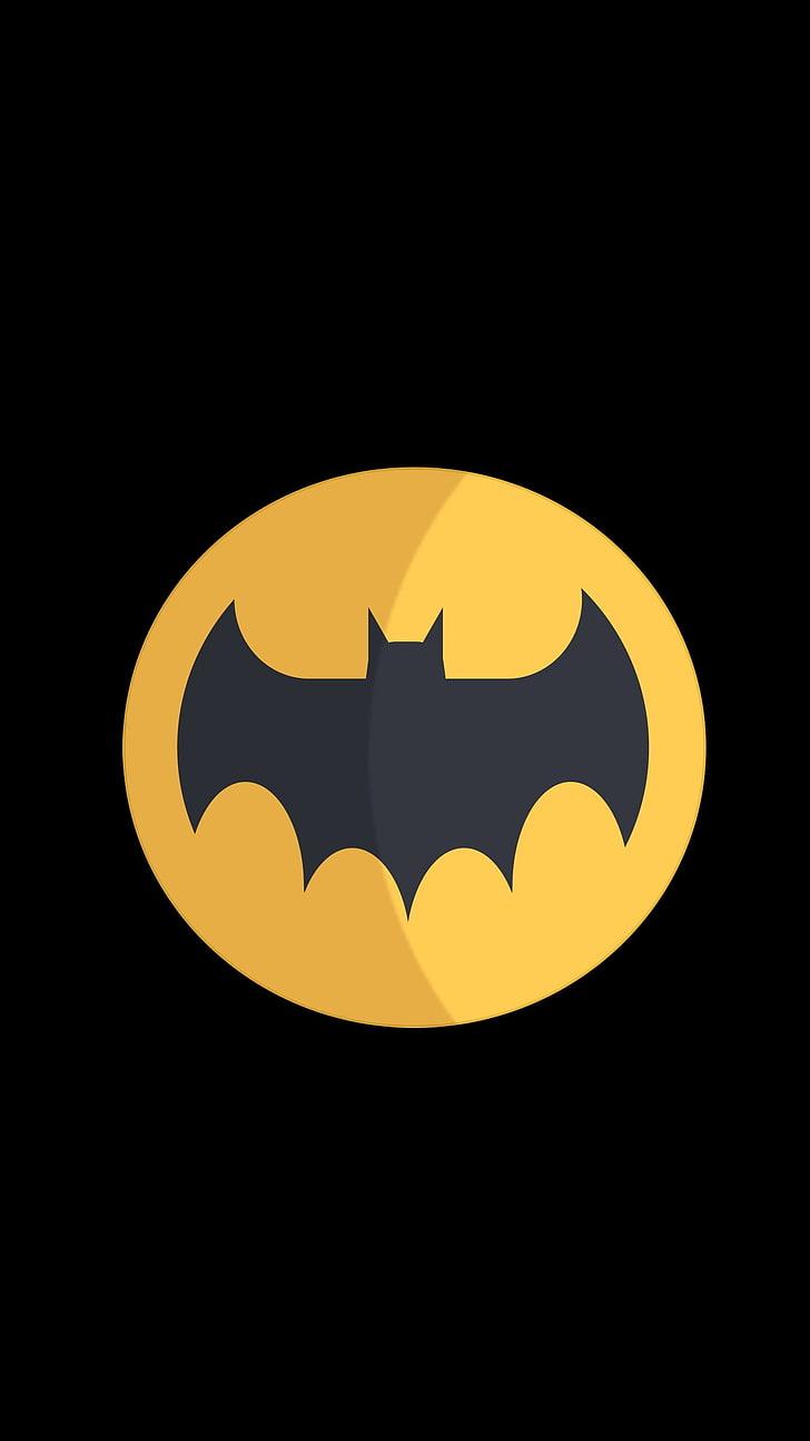 HD wallpaper: Batman logo, material minimal, no people