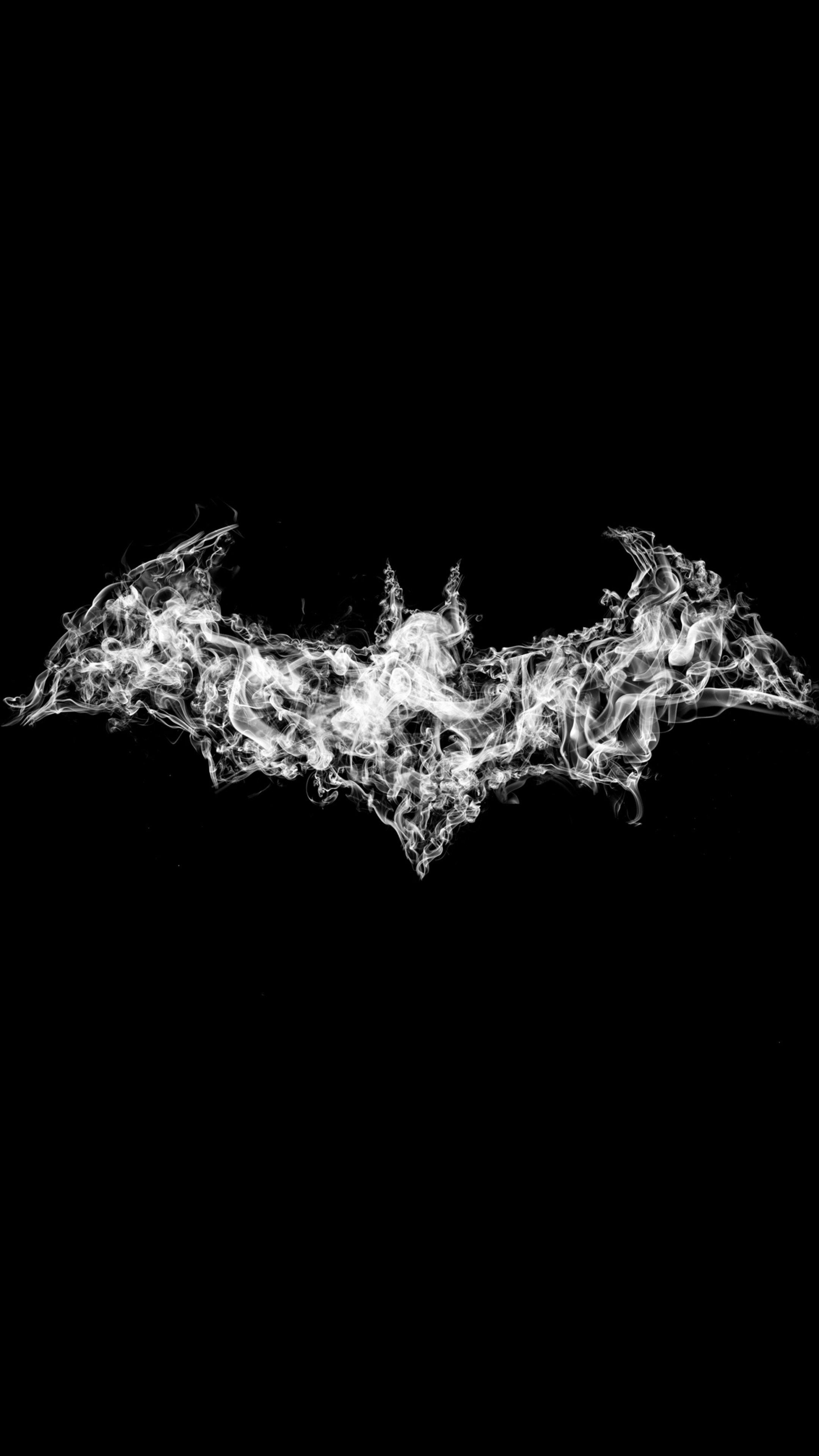Batman Logo Smoke Art IDin 2160x3840 Android