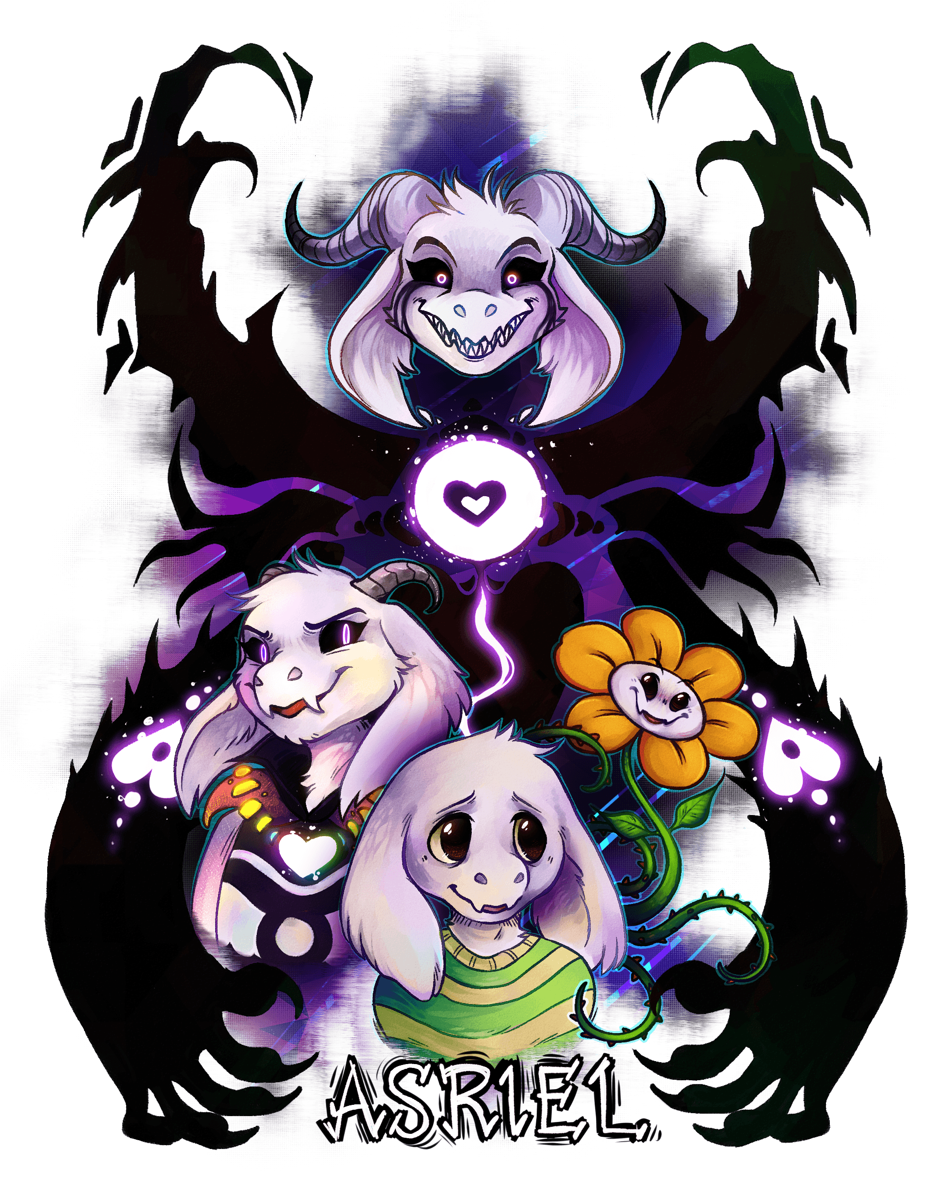 Undertale= Asriel Dreemurr