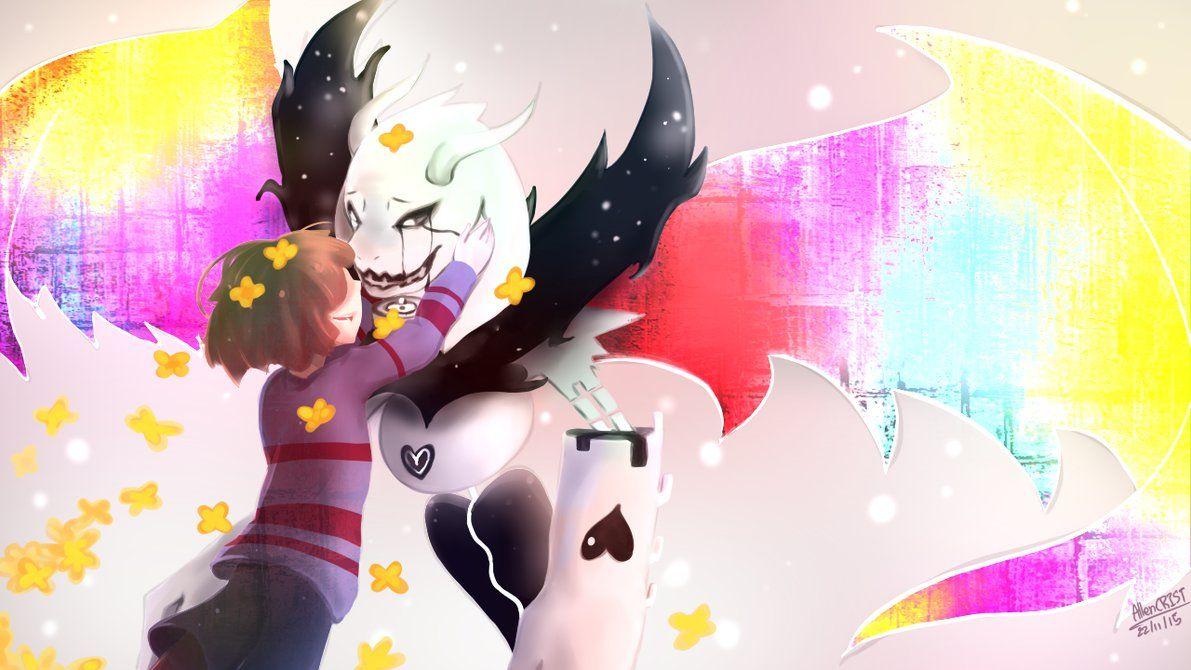 Undertale, Frizk and asriel dreemurr