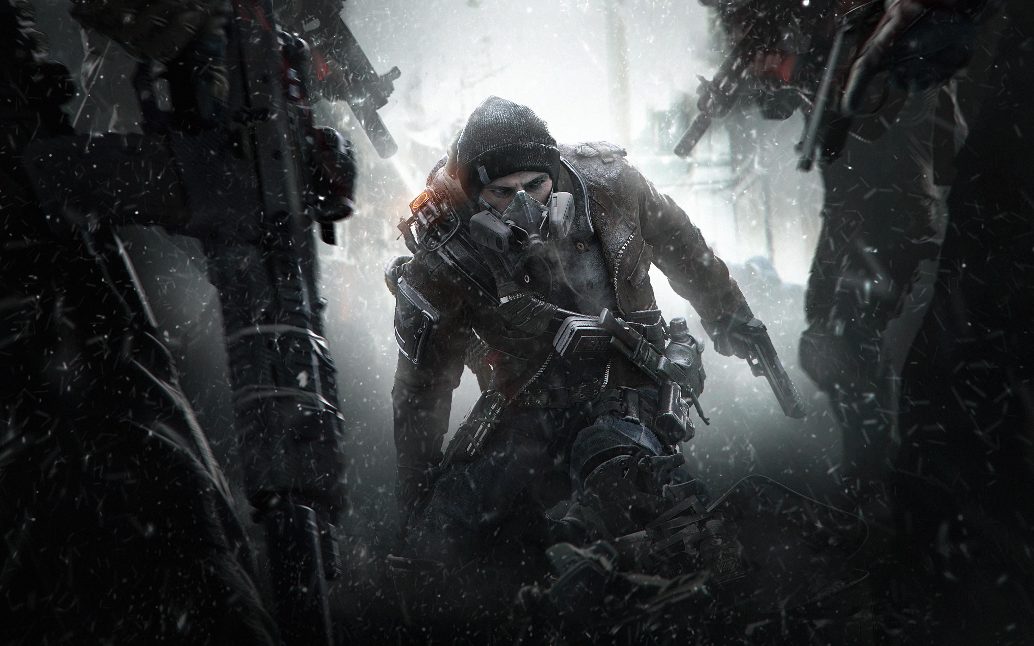 The Division Wallpaper 1920x1080 Girl With Mask