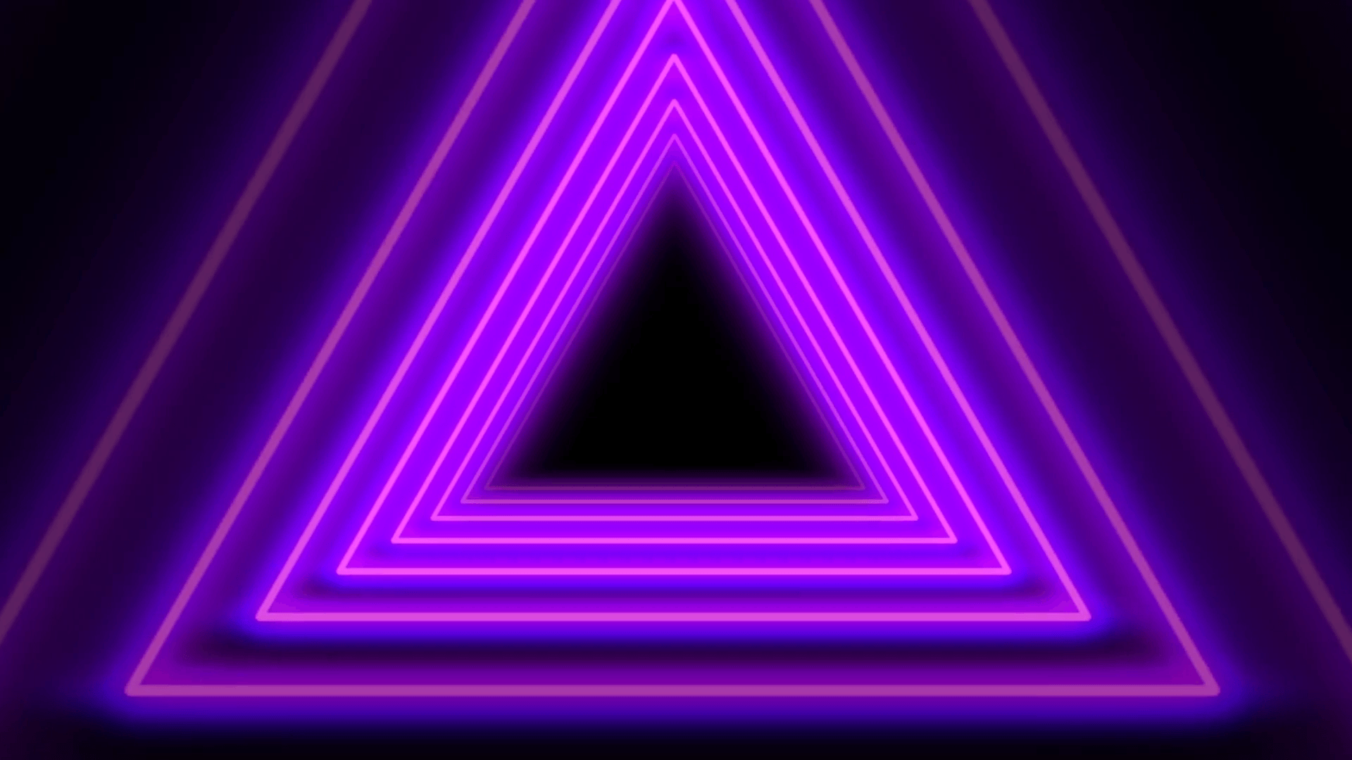 Beautiful #Purple #Neon Abstract Triangle Tunnel seamless