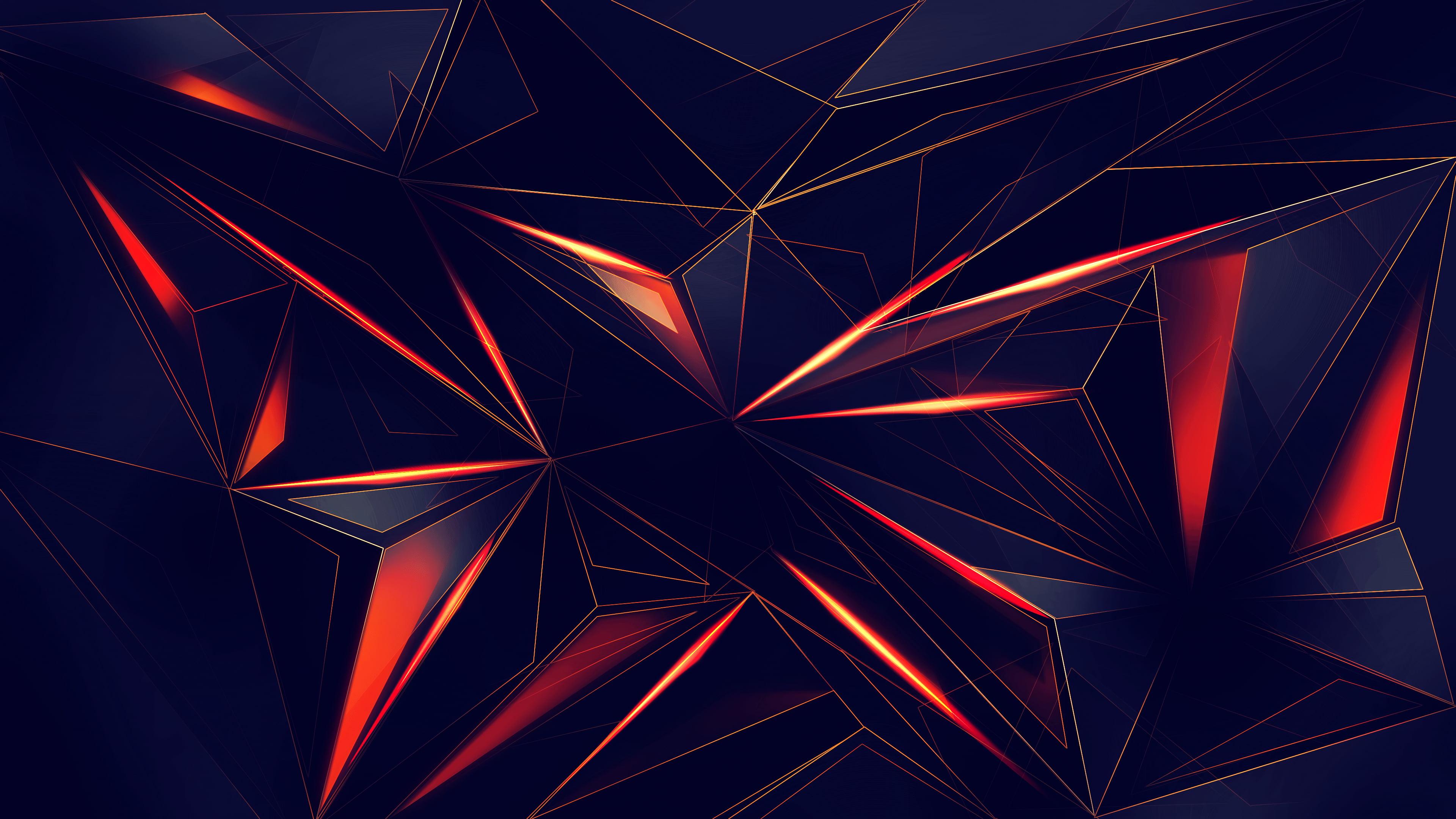 Red and blue digital wallpaper, abstract, digital art, 3D Abstract