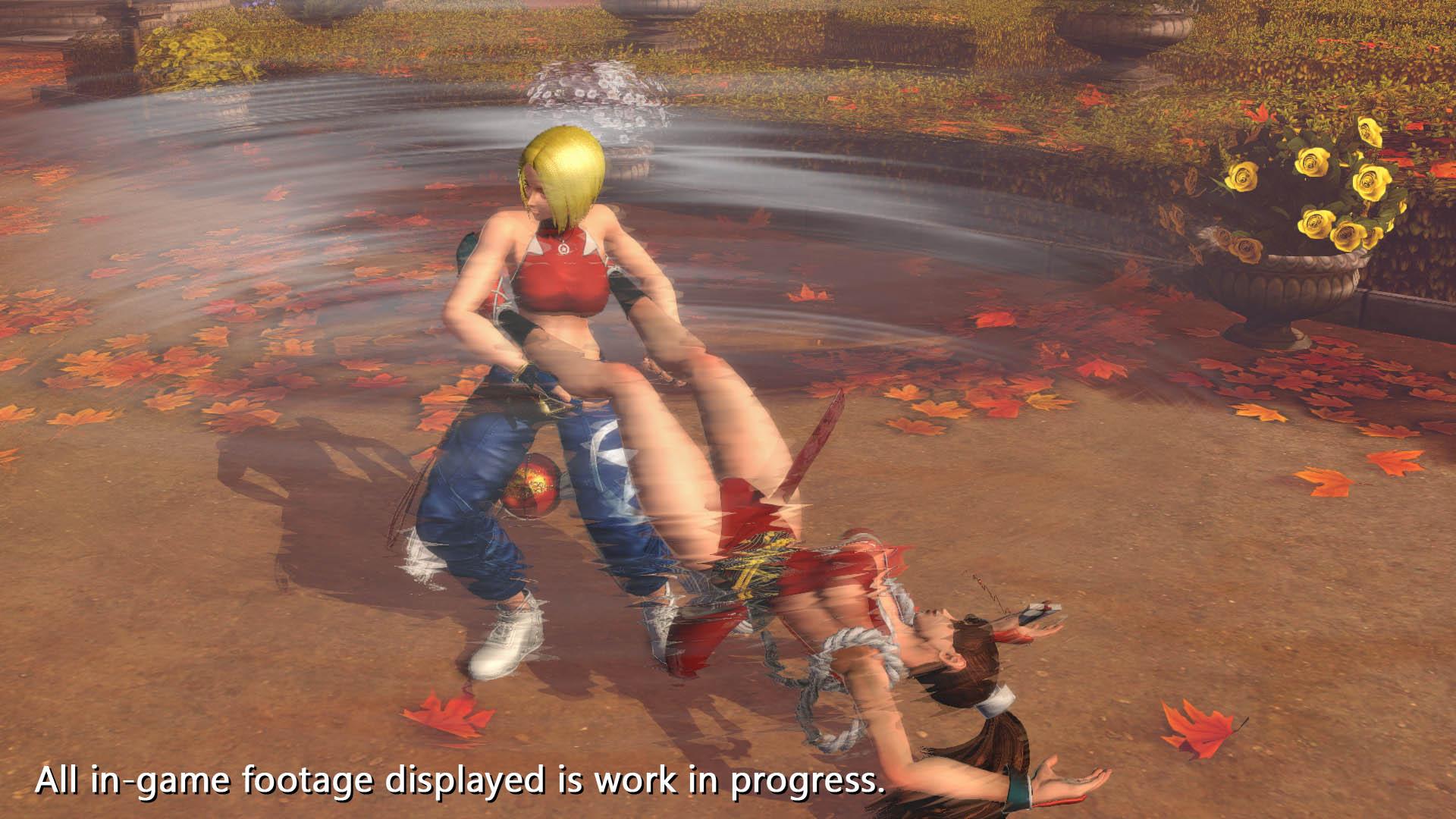 King Of Fighters Xiv 14 Blue Mary, HD Wallpaper