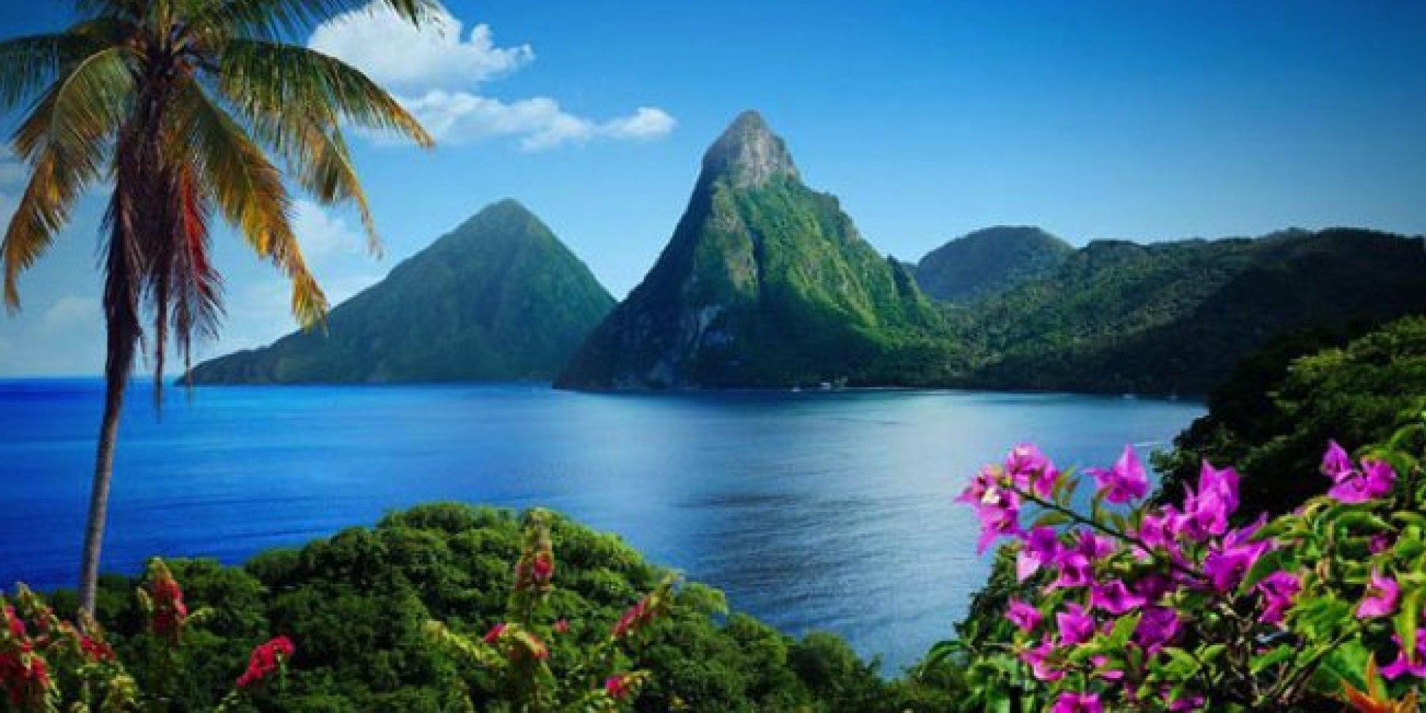 Pitons St. Lucia Wallpapers - Wallpaper Cave