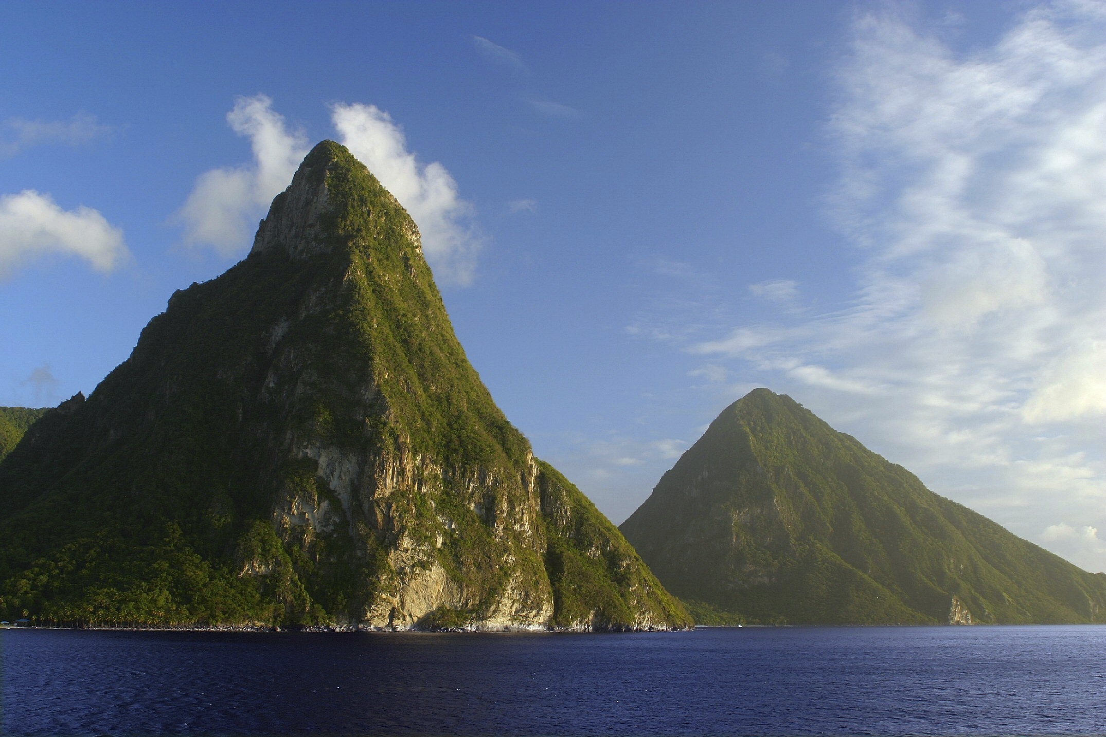 Pitons St Lucia Wallpapers Wallpaper Cave