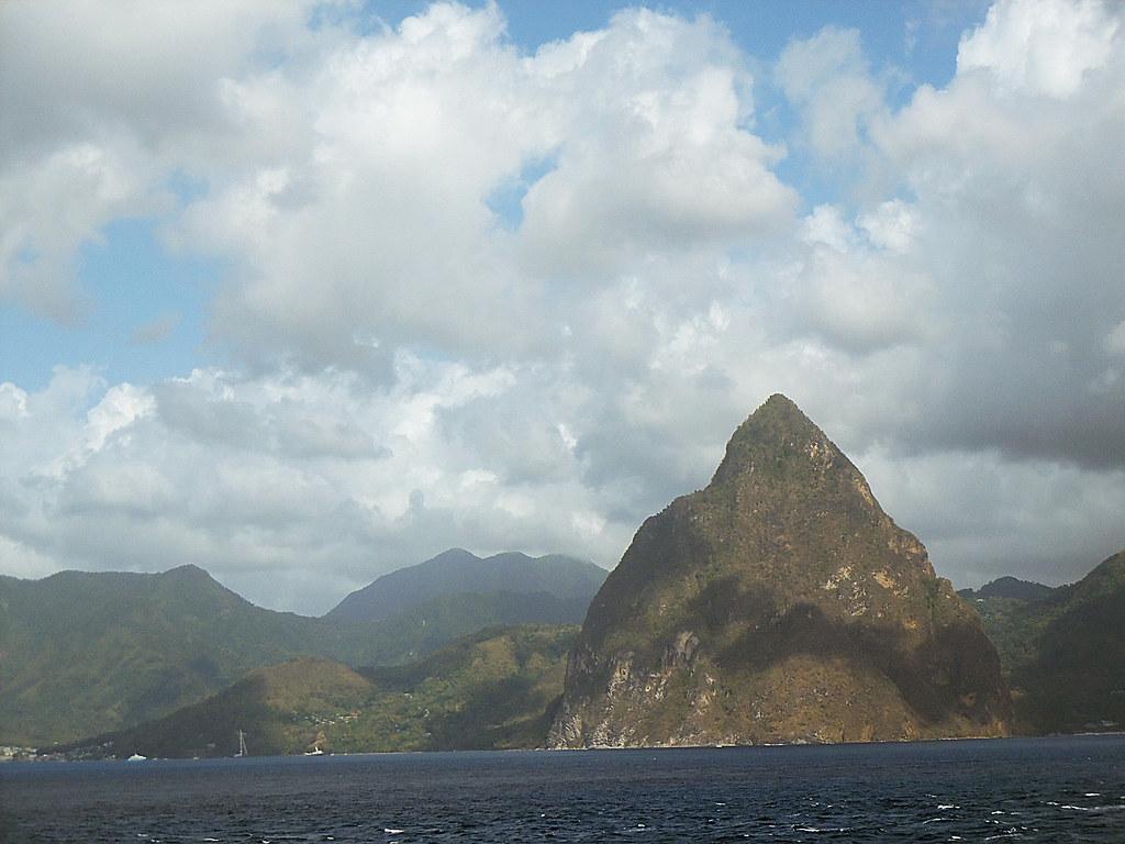 Petit Piton, The Pitons, St.Lucia, Eastern Caribbean. OUT