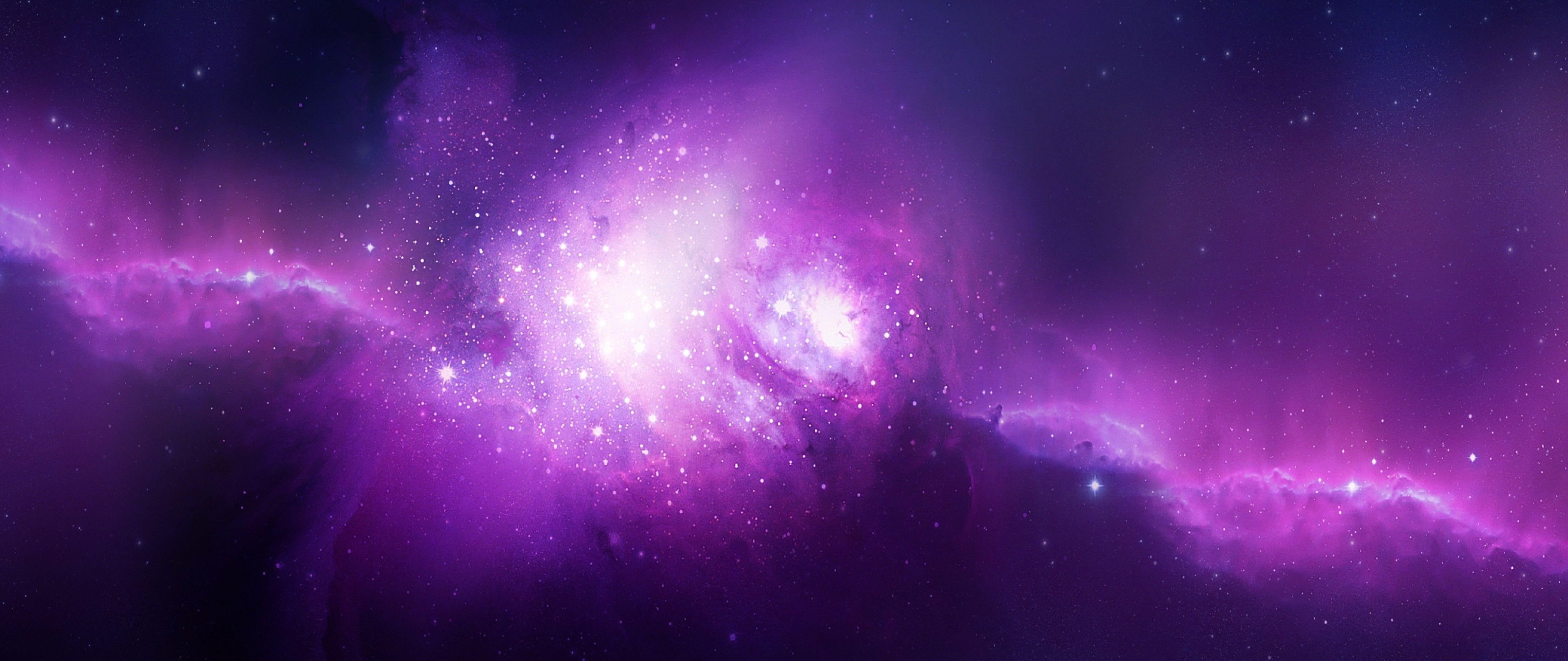 A Visually Stunning Galaxy Nebula Wallpaper Ultra Wide TV