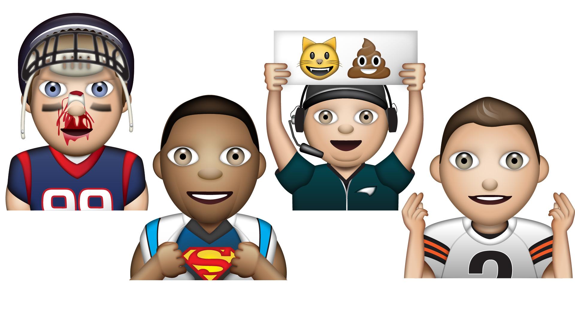 Fantasy Football Stars as Emojis