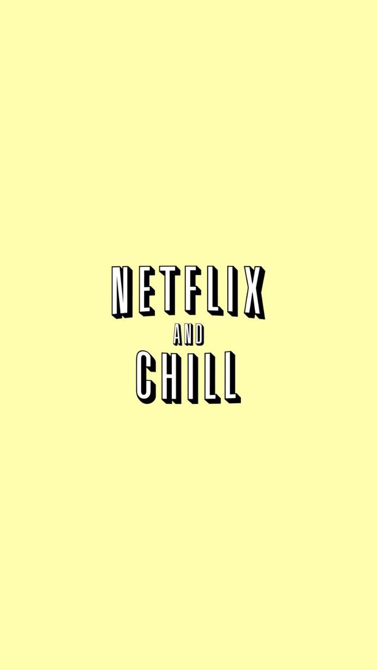 freetoedit wallpaper yellow netflix chill