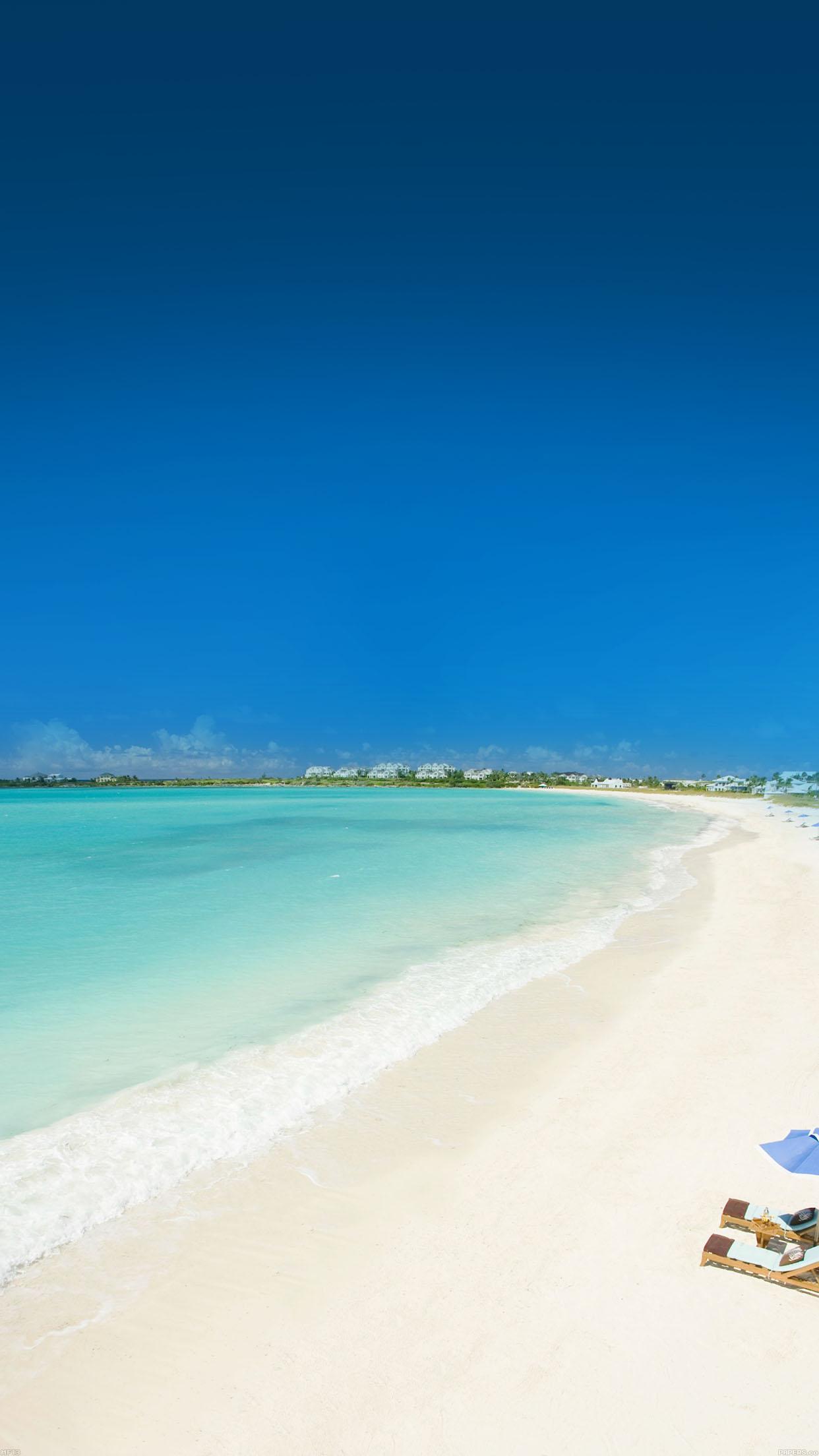 iPhone 6 Wallpaper calm beach glow ocean view