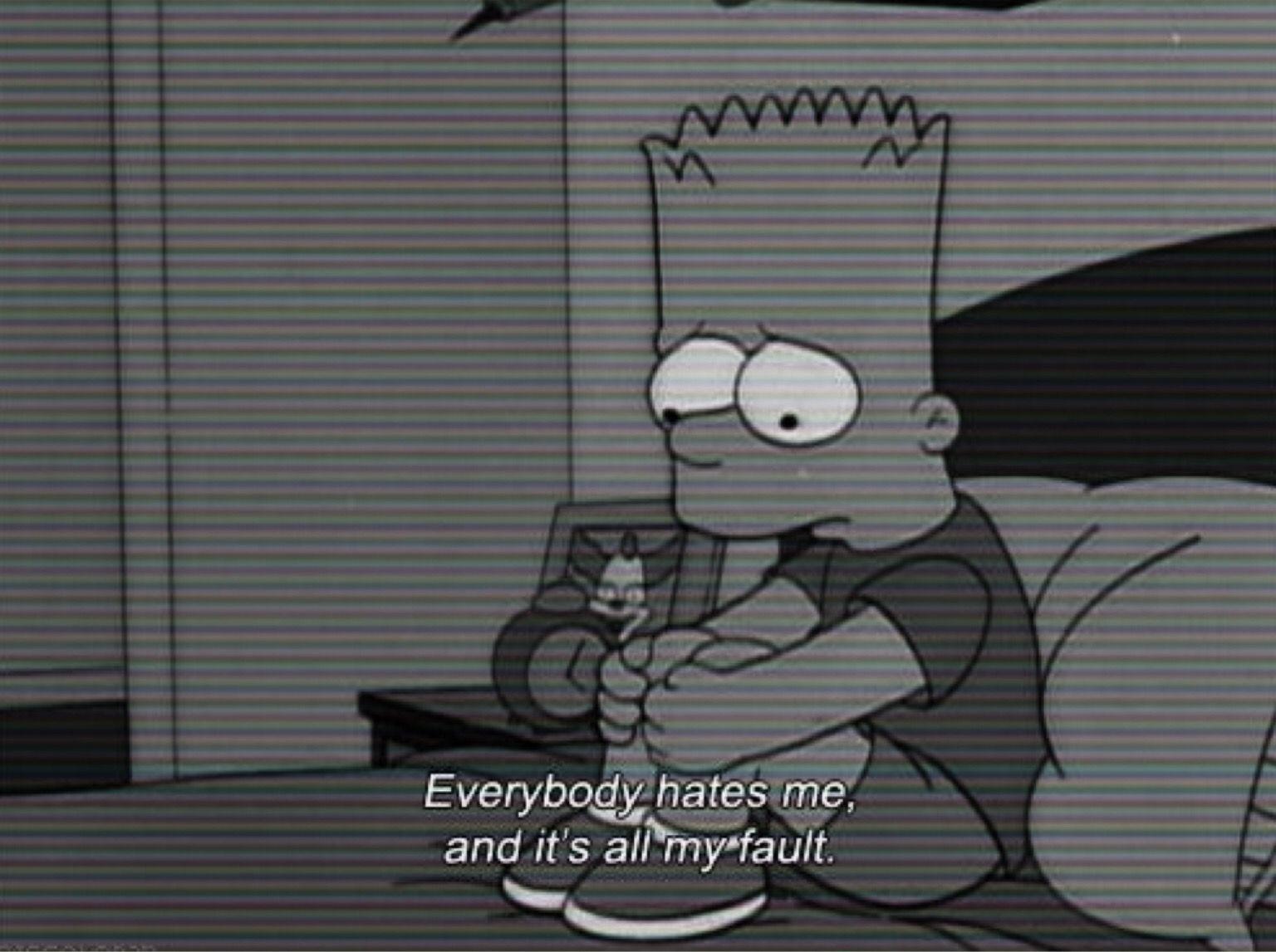 Bart Simpson Sad Wallpapers - Wallpaper Cave