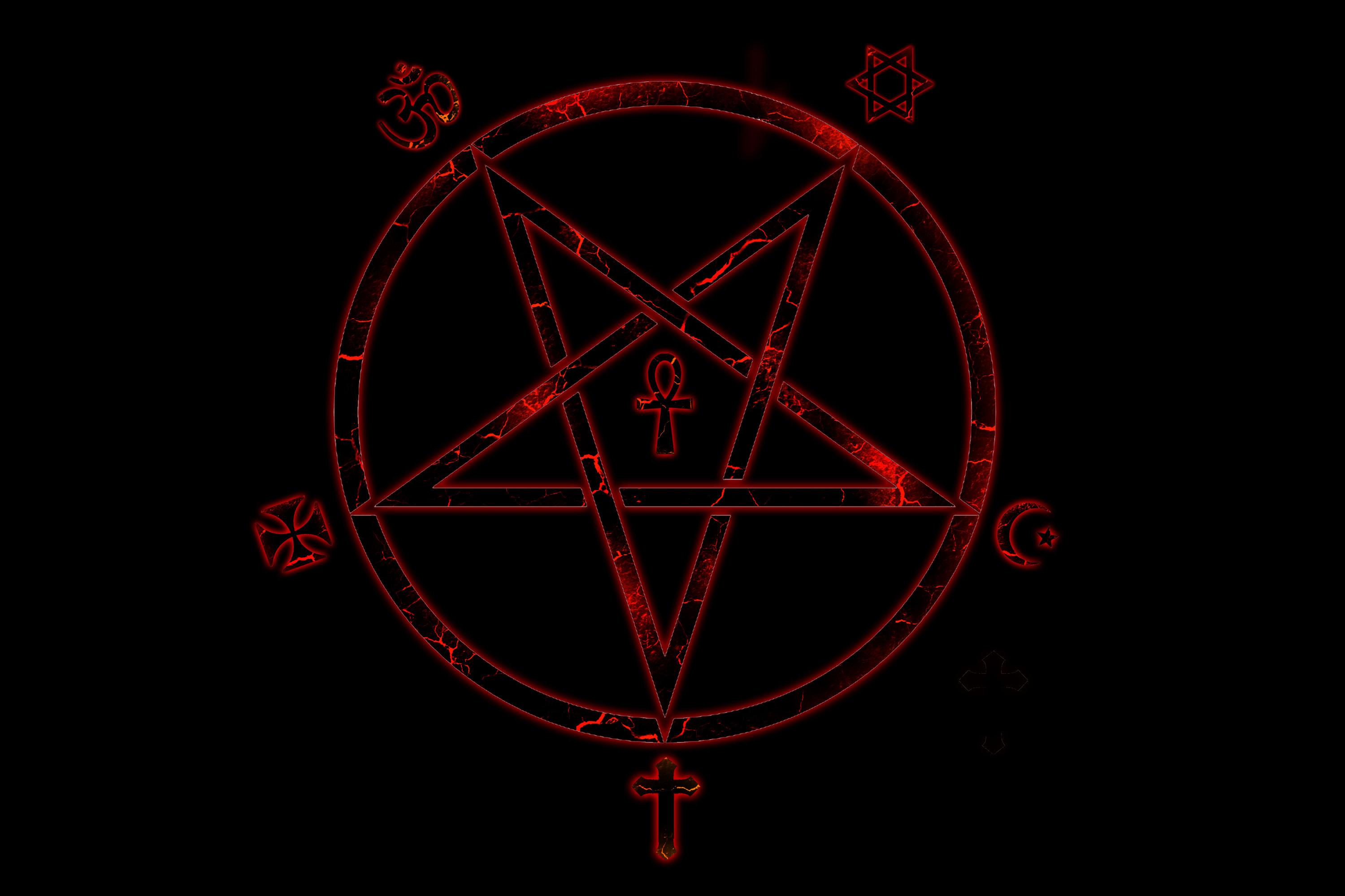 Inverted Pentagram Wallpaper