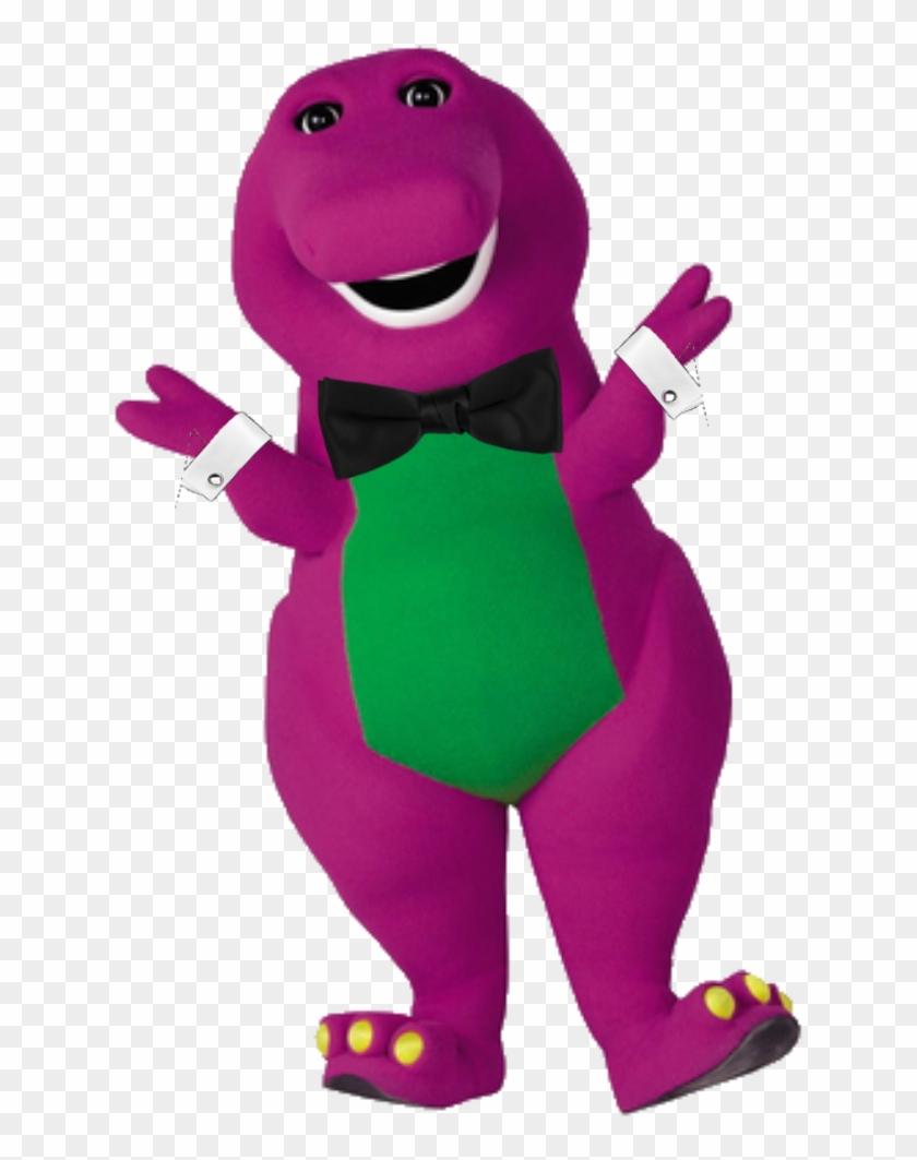 Download Free png Barney Sticker The Purple