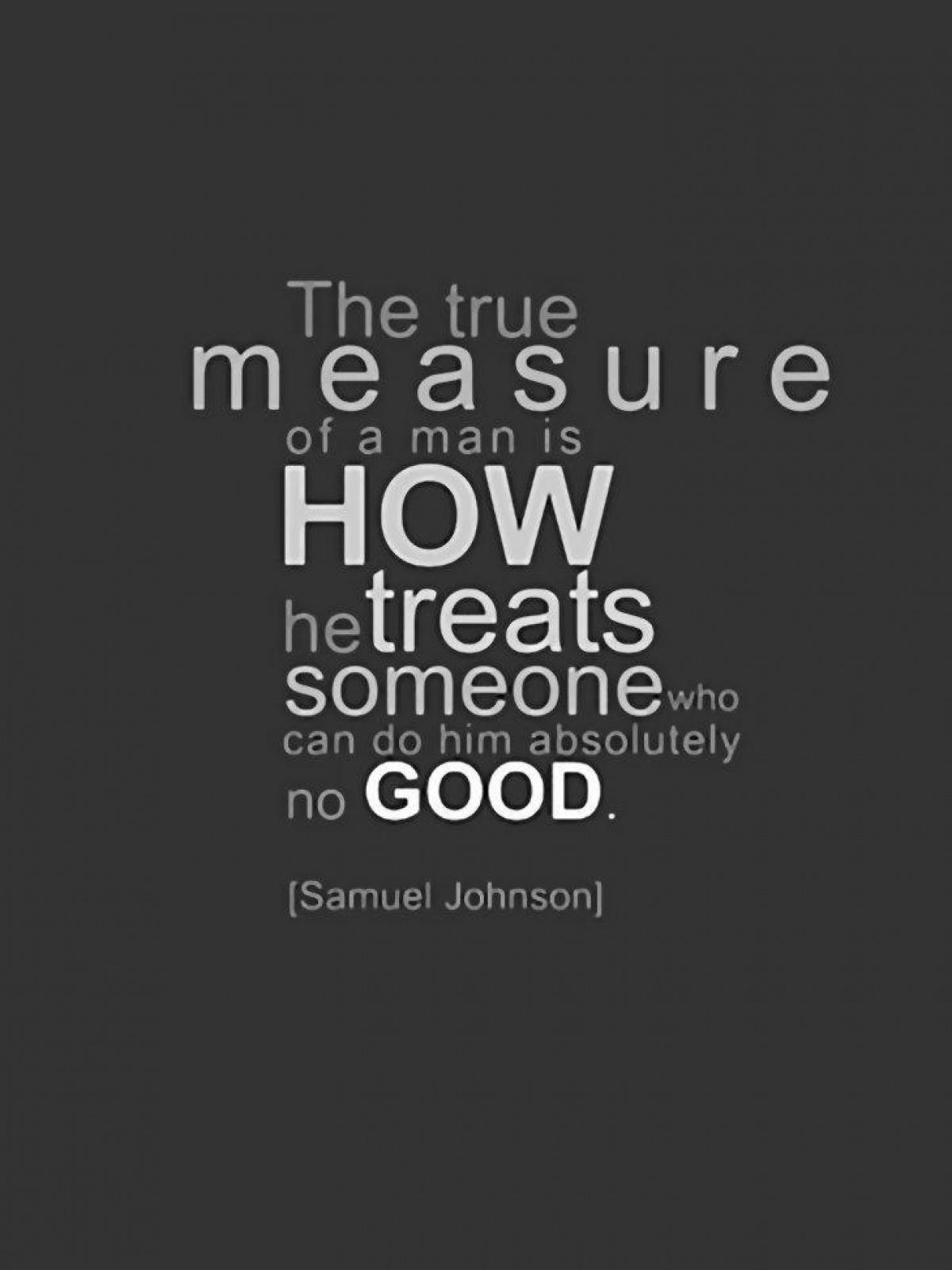 Measure Of A Man Samuel Johnson Android Wallpaper free download