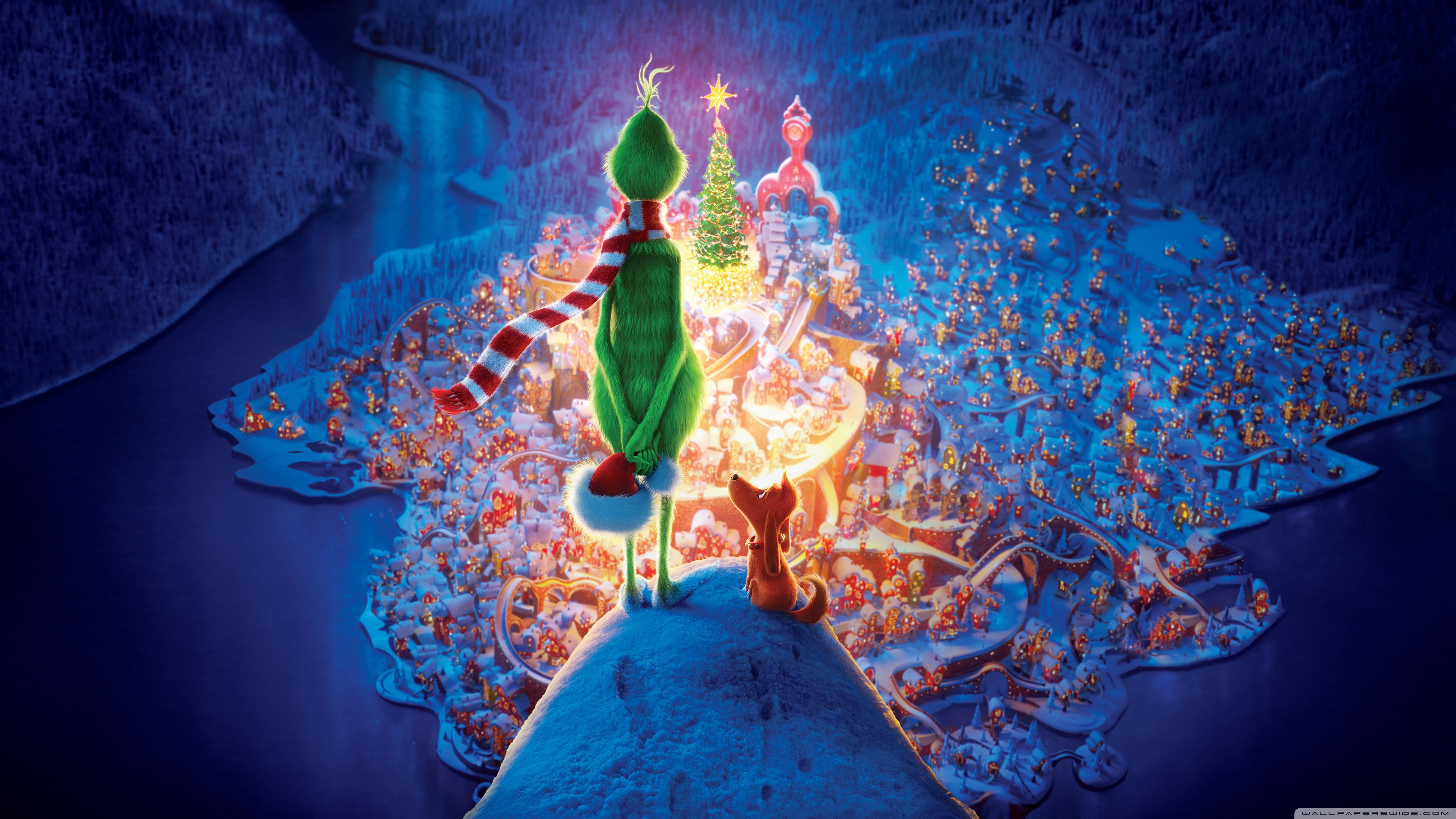 Christmas Collage Wallpaper Laptop Grinch - HD Images Collection