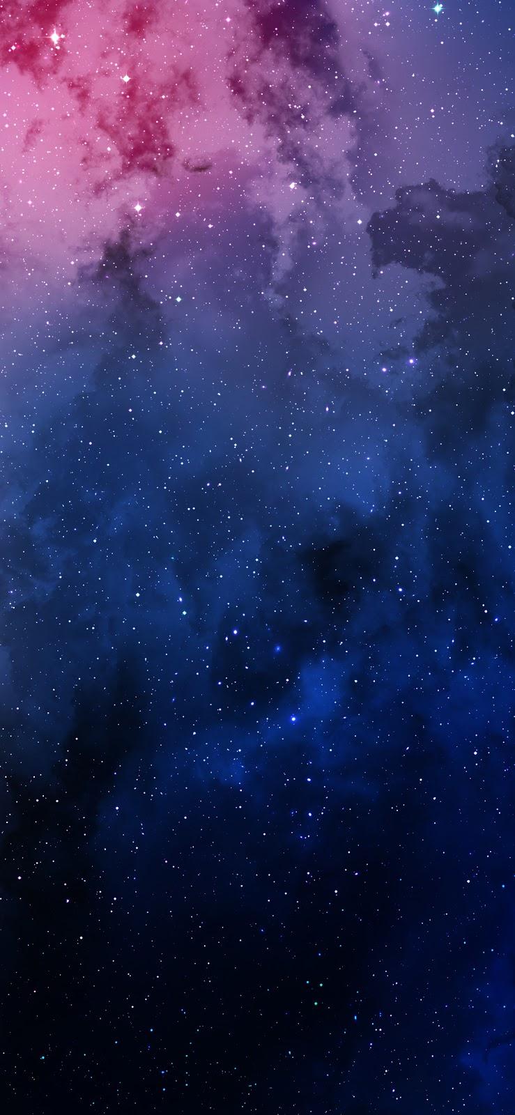Colorful space wallpaper iphone x