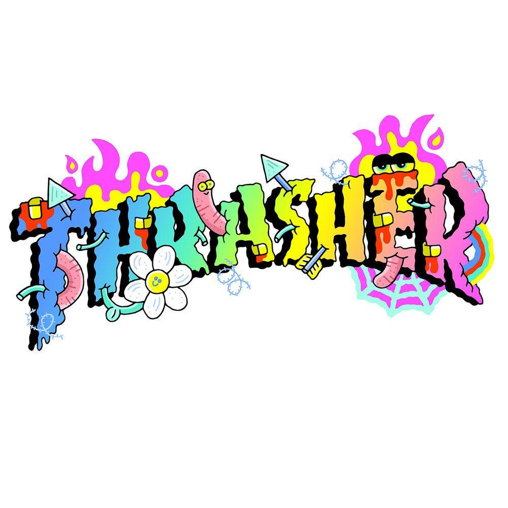 THRASHER LOGO. Another collage. Hypebeast