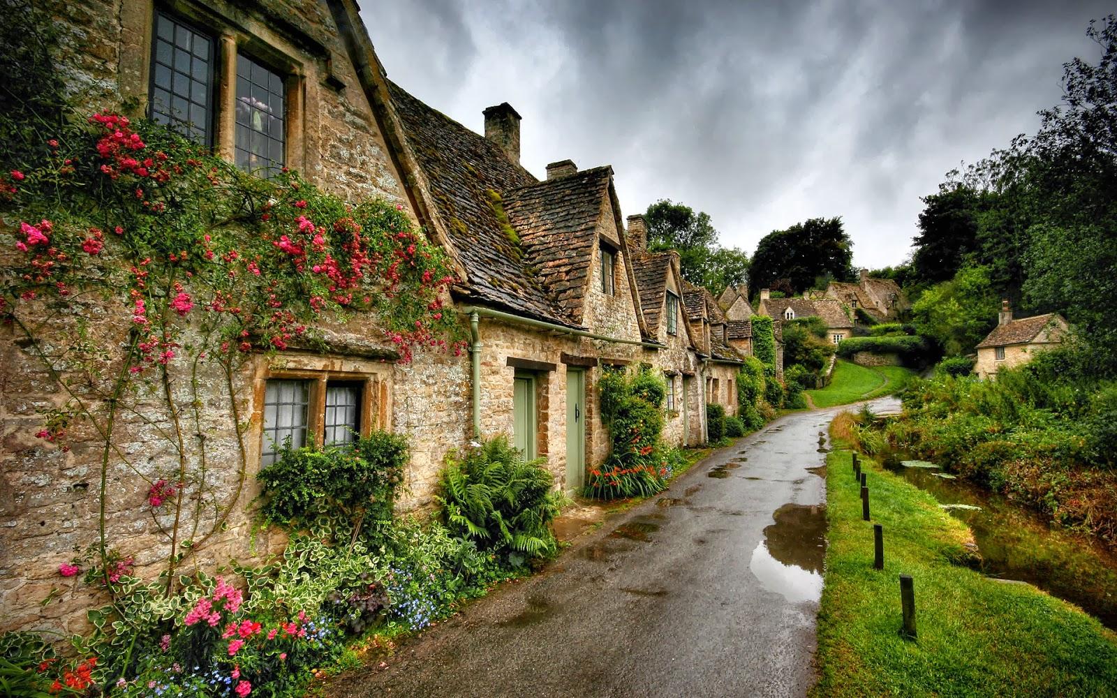 Beautiful village wallpaper Dream Wallpaper