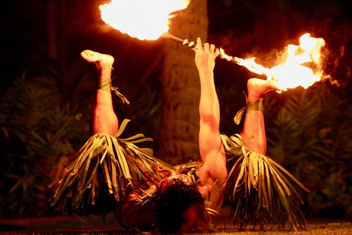 Free of fire, fire dancer, flame