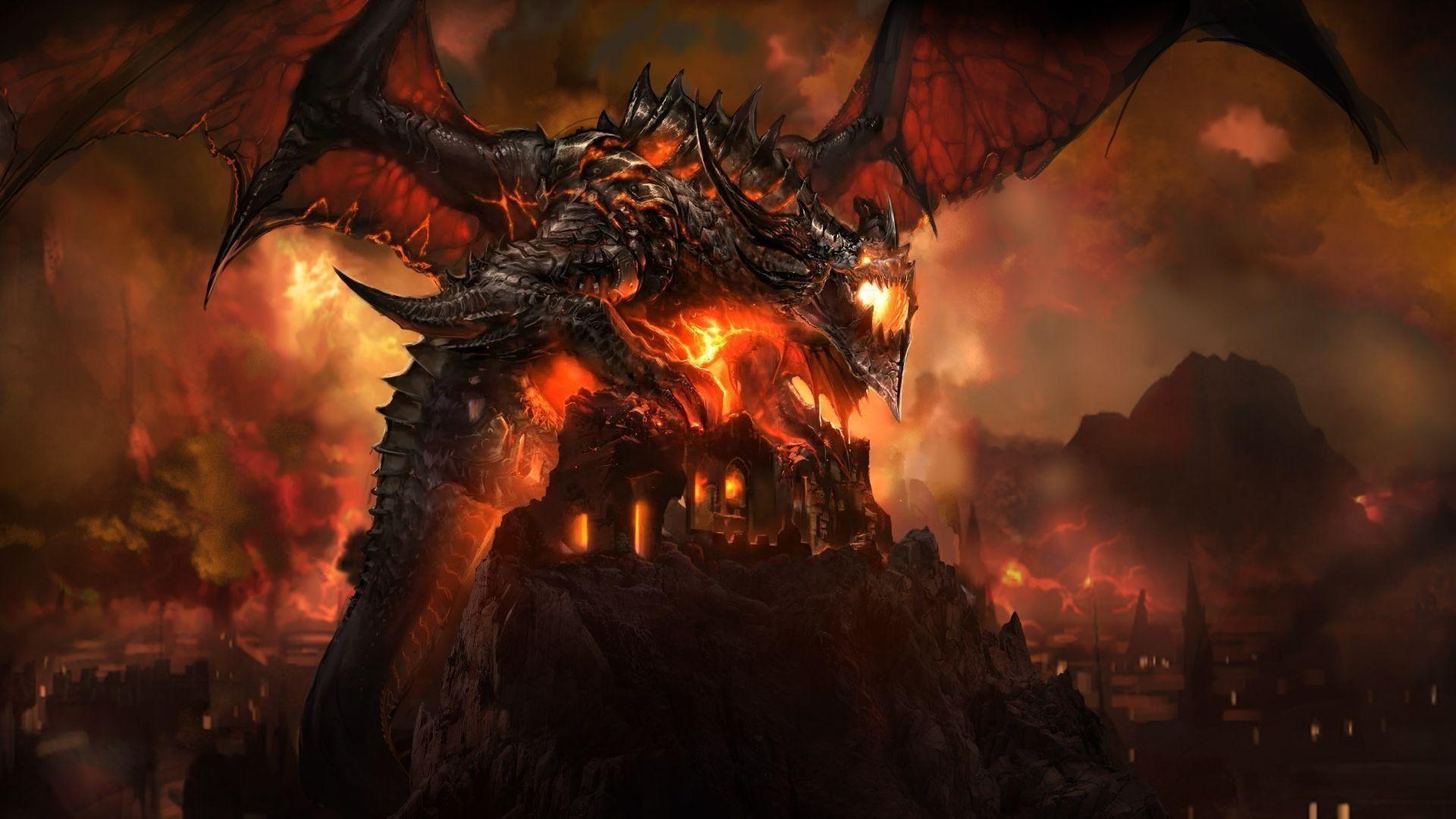 Fire Dragon Wallpaper