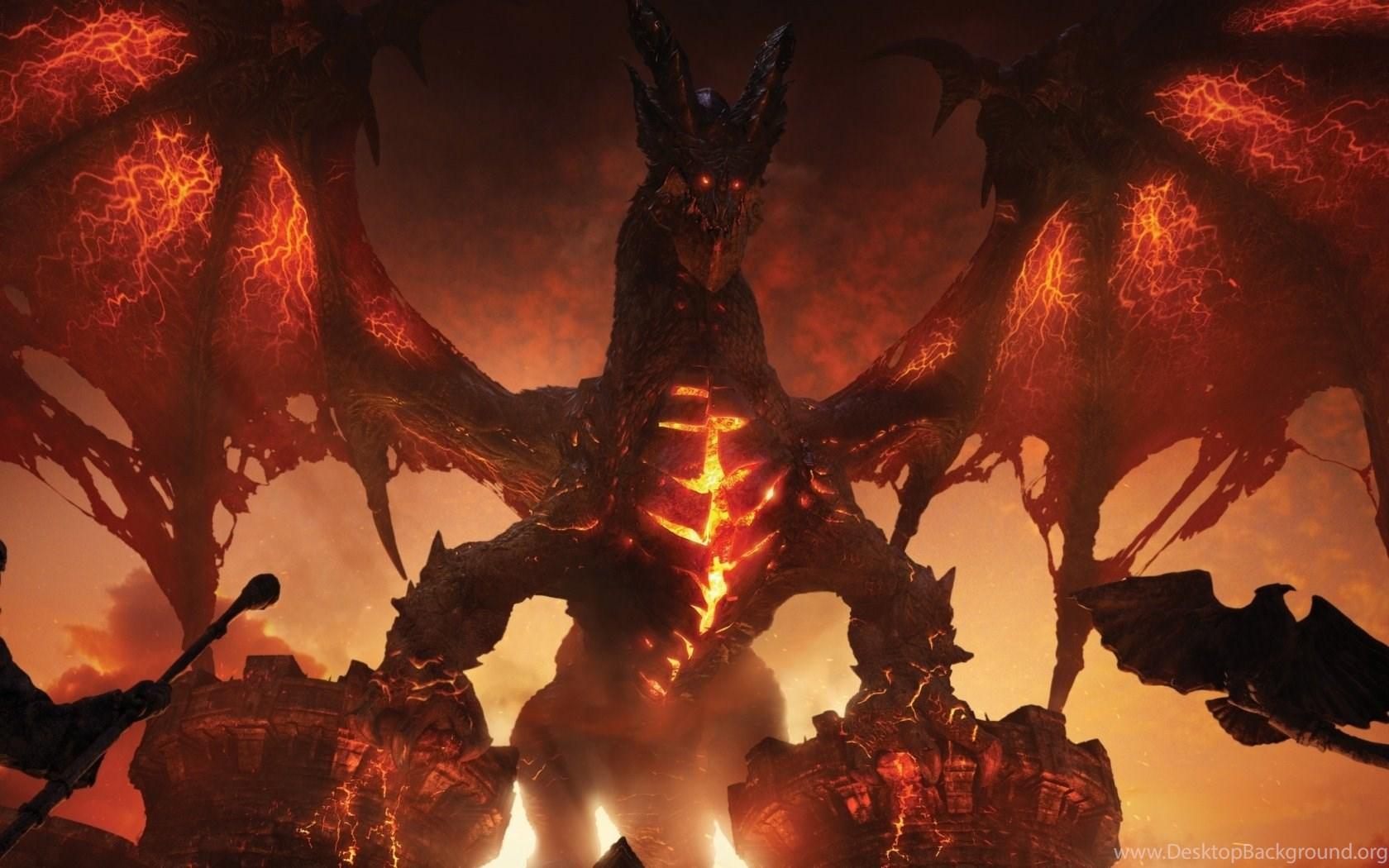 New Fire Dragon Wallpaper Desktop Background Desktop