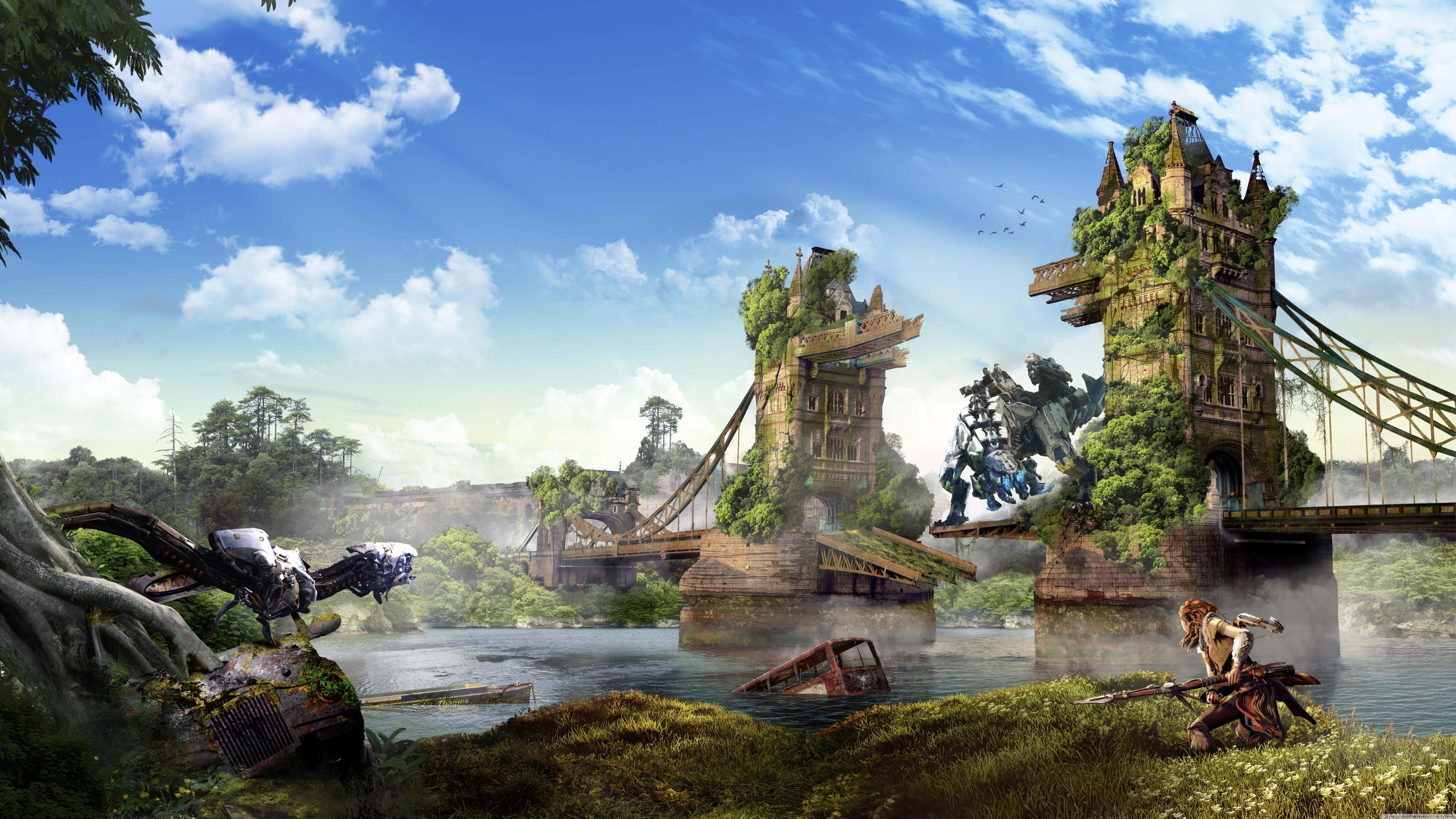 Horizon Zero Dawn, A Post Apocalyptic Land Ruled By Machines