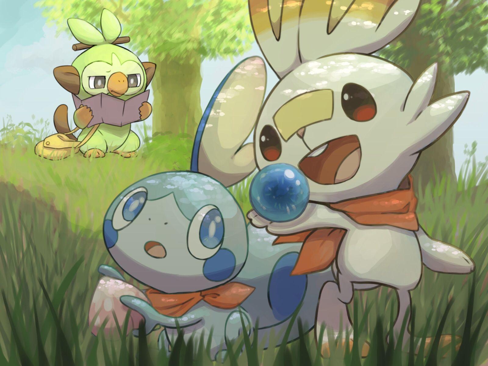 Pokemon Grass Starters Wallpaper