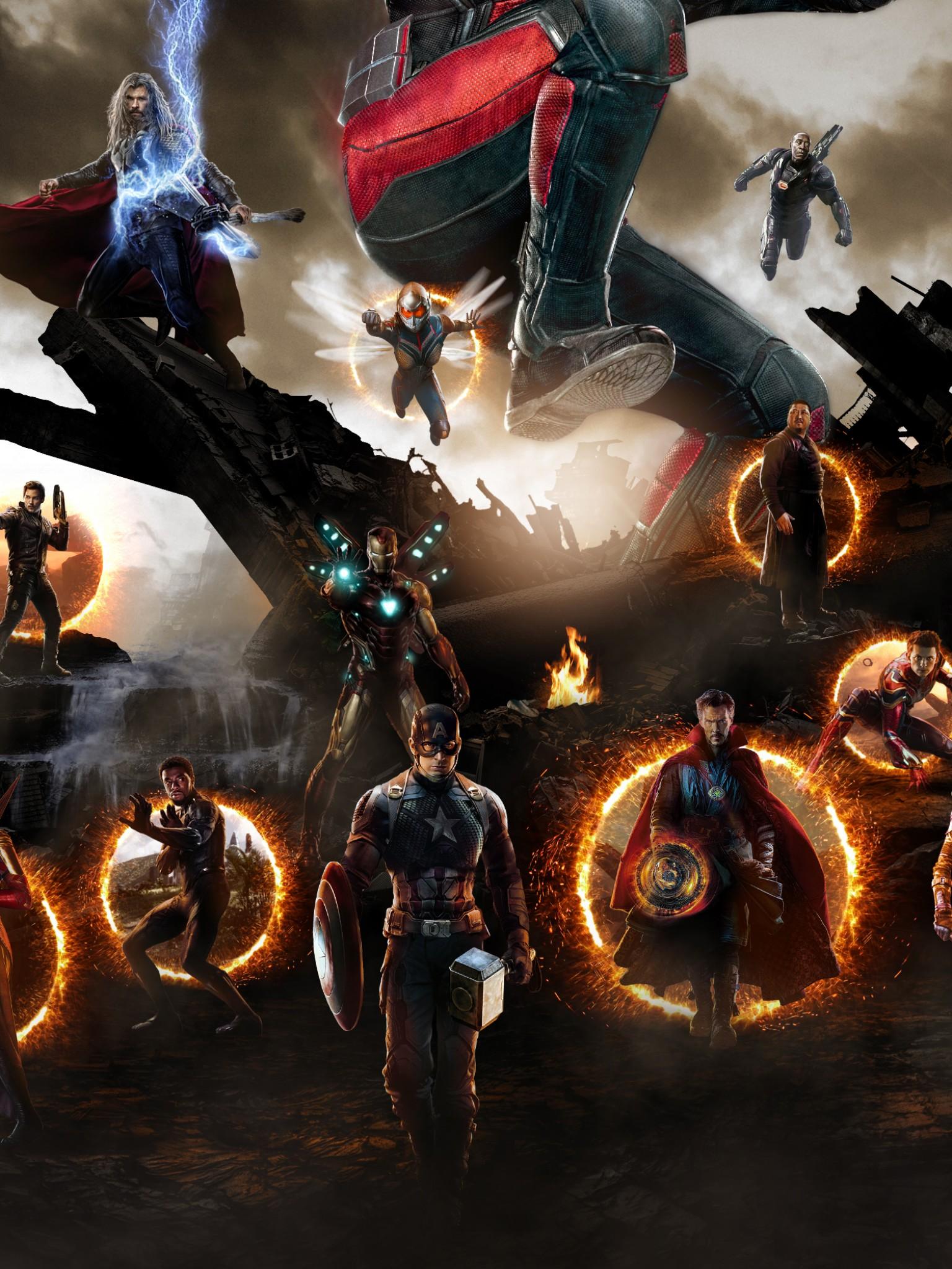 Wallpaper Avengers: Endgame, Final battle, 4K, Movies