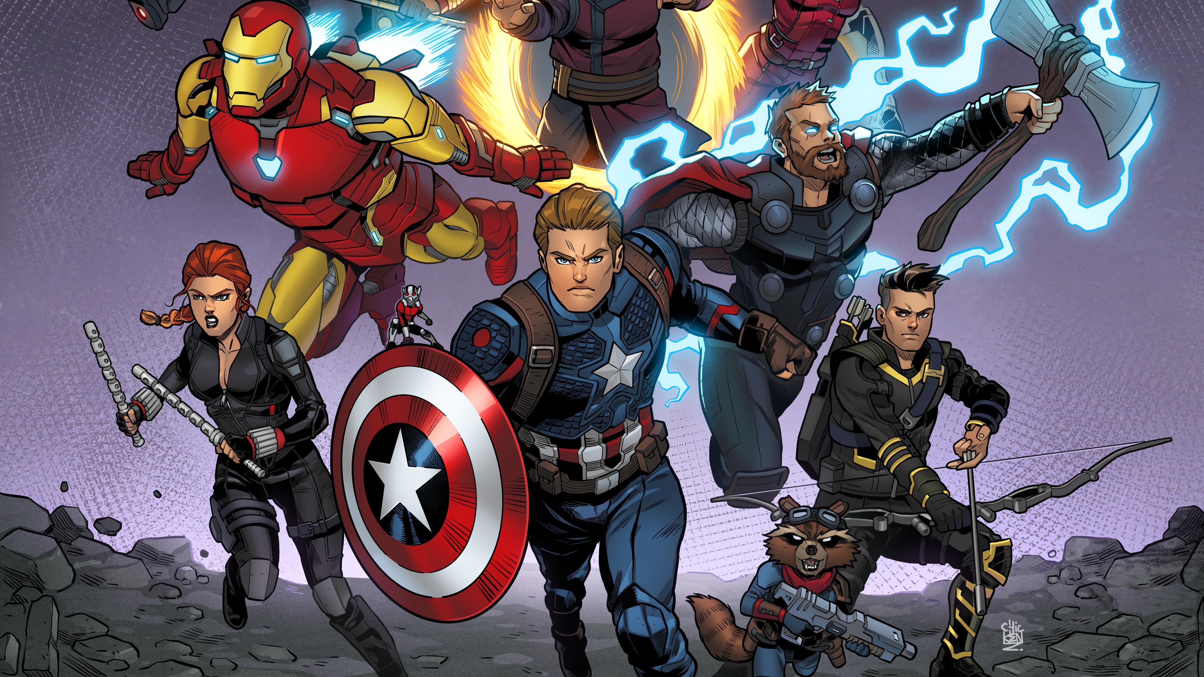 Avengers Endgame Final Fight, HD Superheroes, 4k Wallpaper