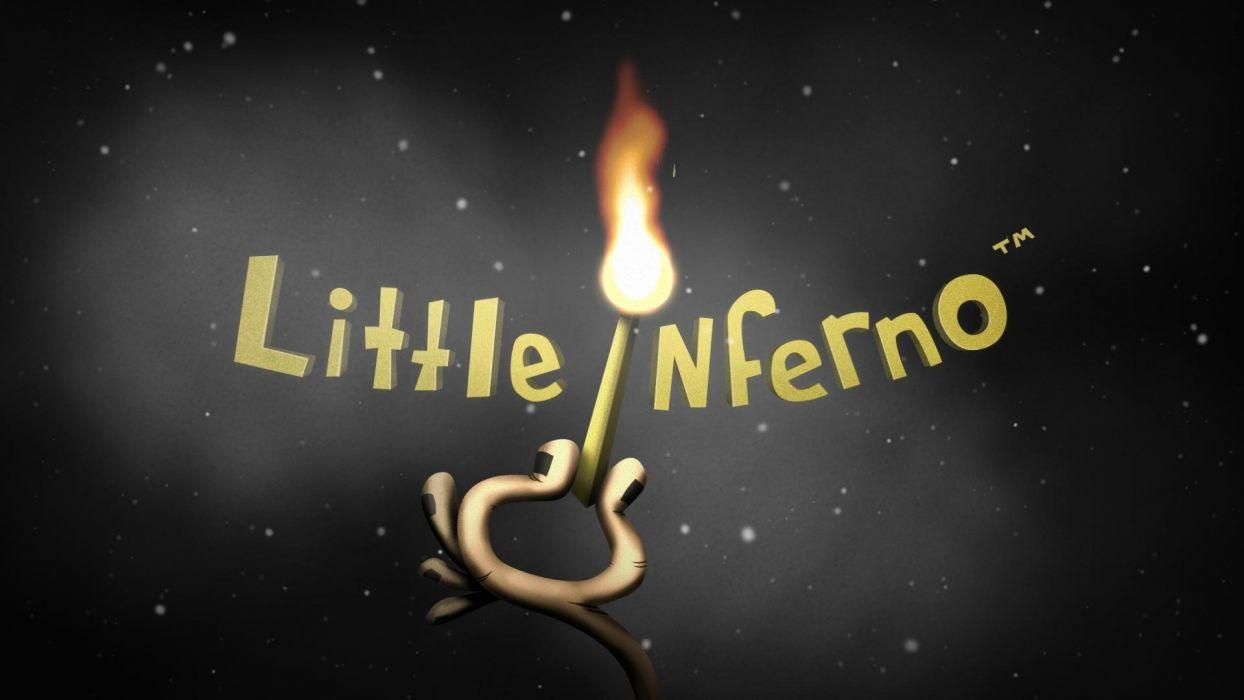 LITTLE INFERNO puzzle sandbox family cartoon wallpaper