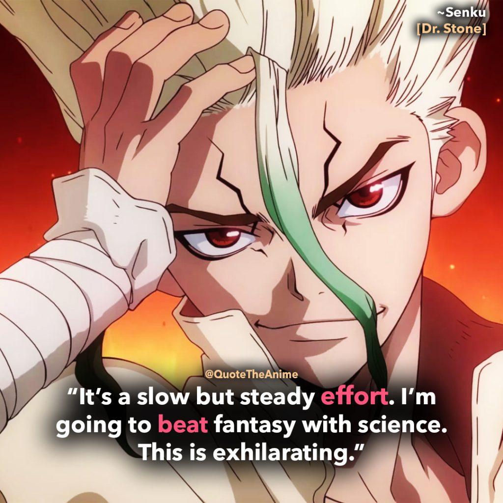 Of Your Favorite Dr. Stone Quotes (Wallpaper)