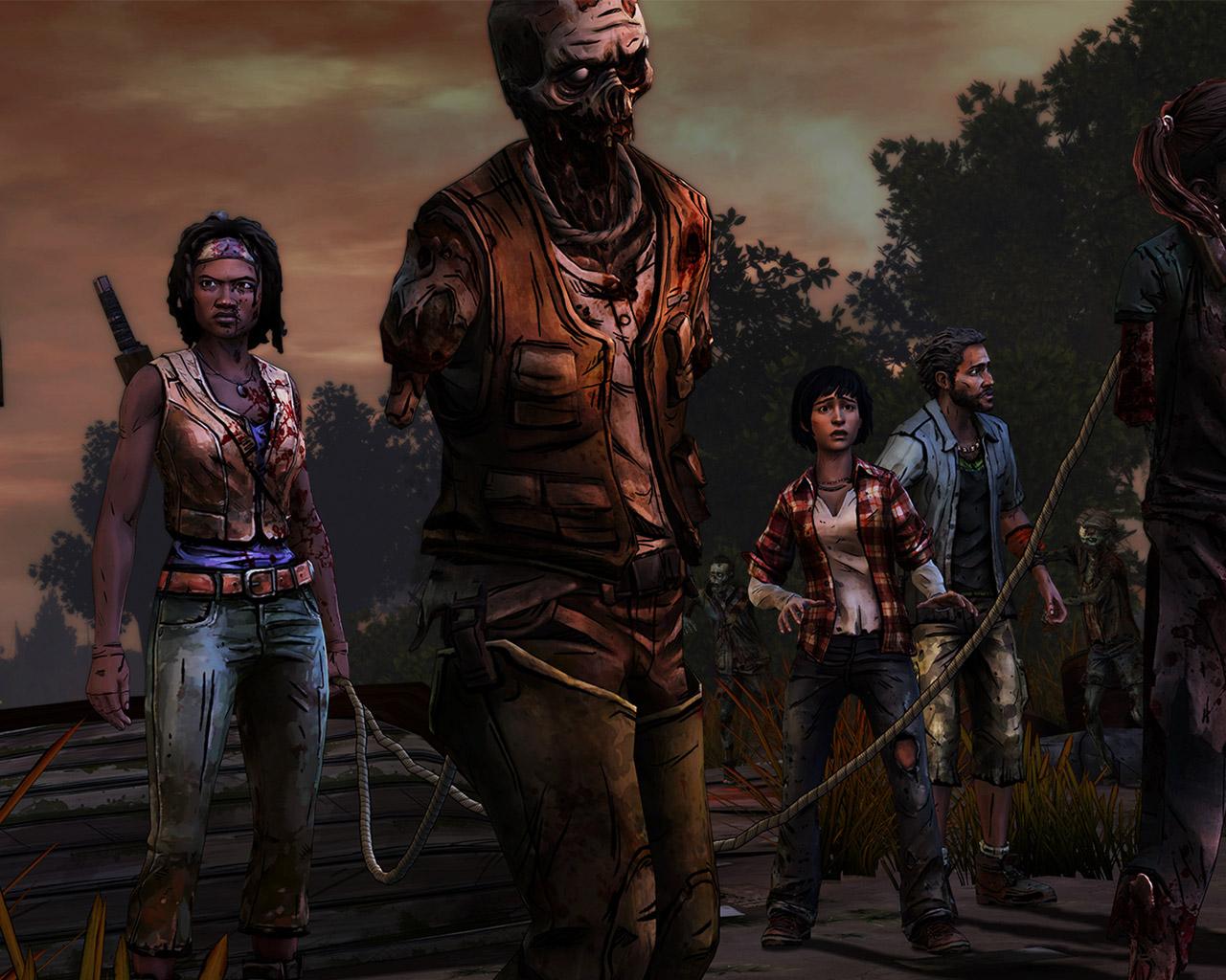 Free The Walking Dead: Michonne Wallpaper in 1280x1024