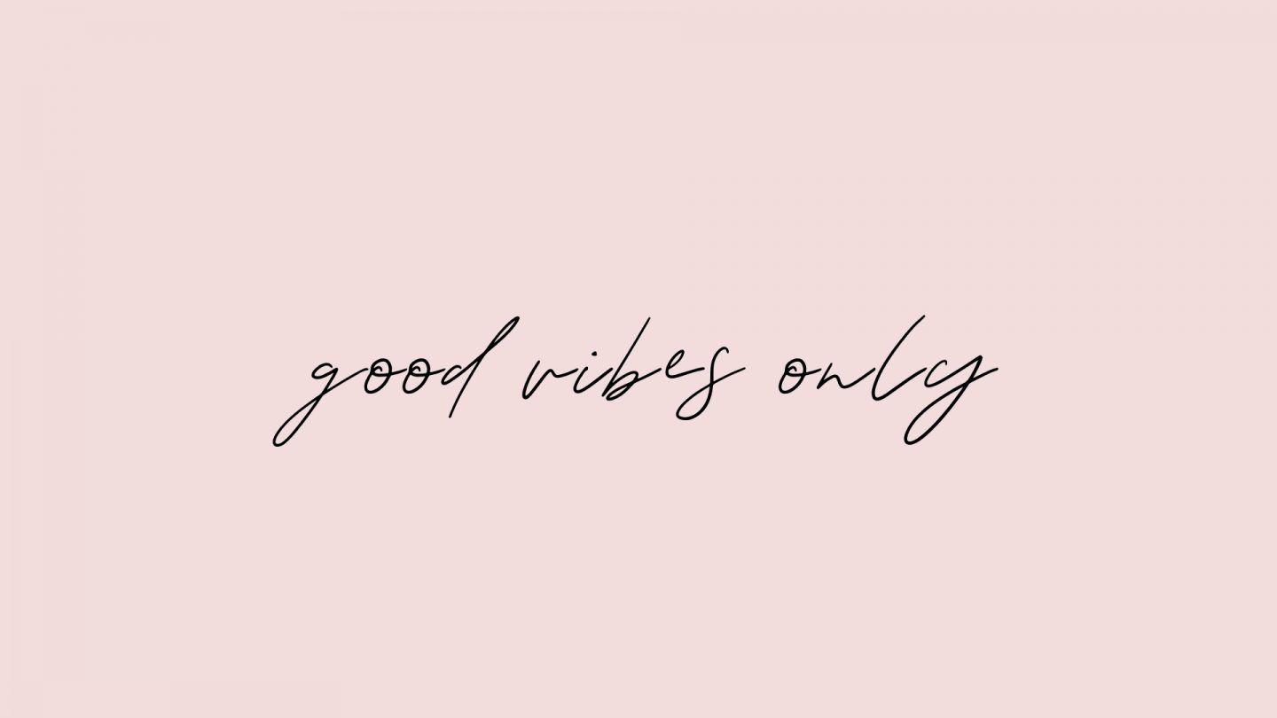 Positives Vibes ONLY Wallpaper - Etsy