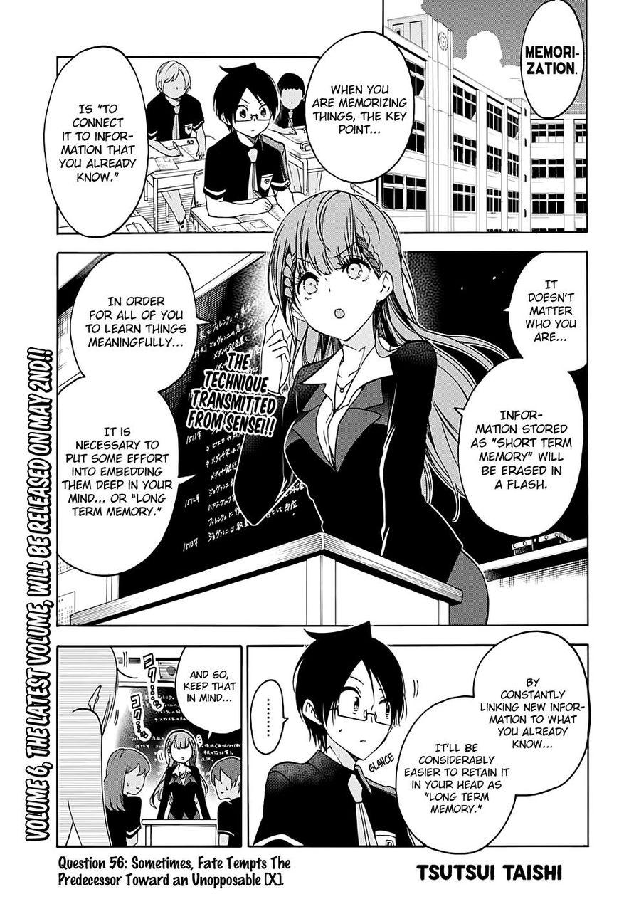 Read Bokutachi Wa Benkyou Ga Dekinai Chapter 56
