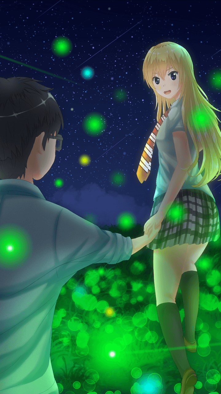 Anime Your Lie In April (720x1280) Wallpaper