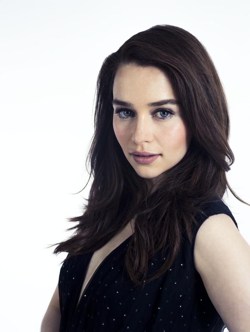 Beautiful Emilia Clarke Hotly Face Look Background HD Mobile