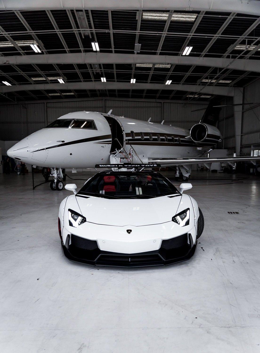 Private Jet And Car