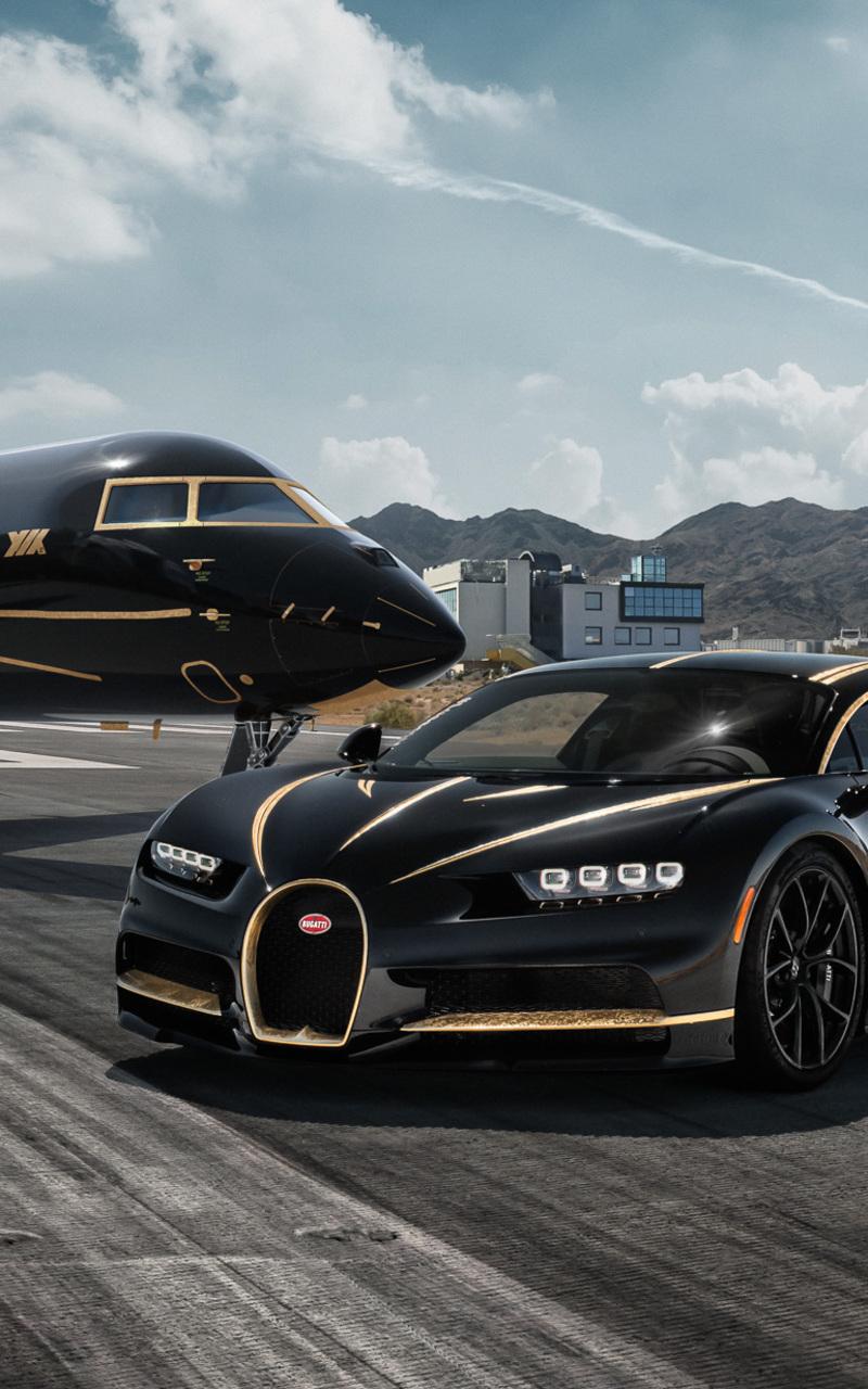 Bugatti Chiron And Private Jet Nexus Samsung