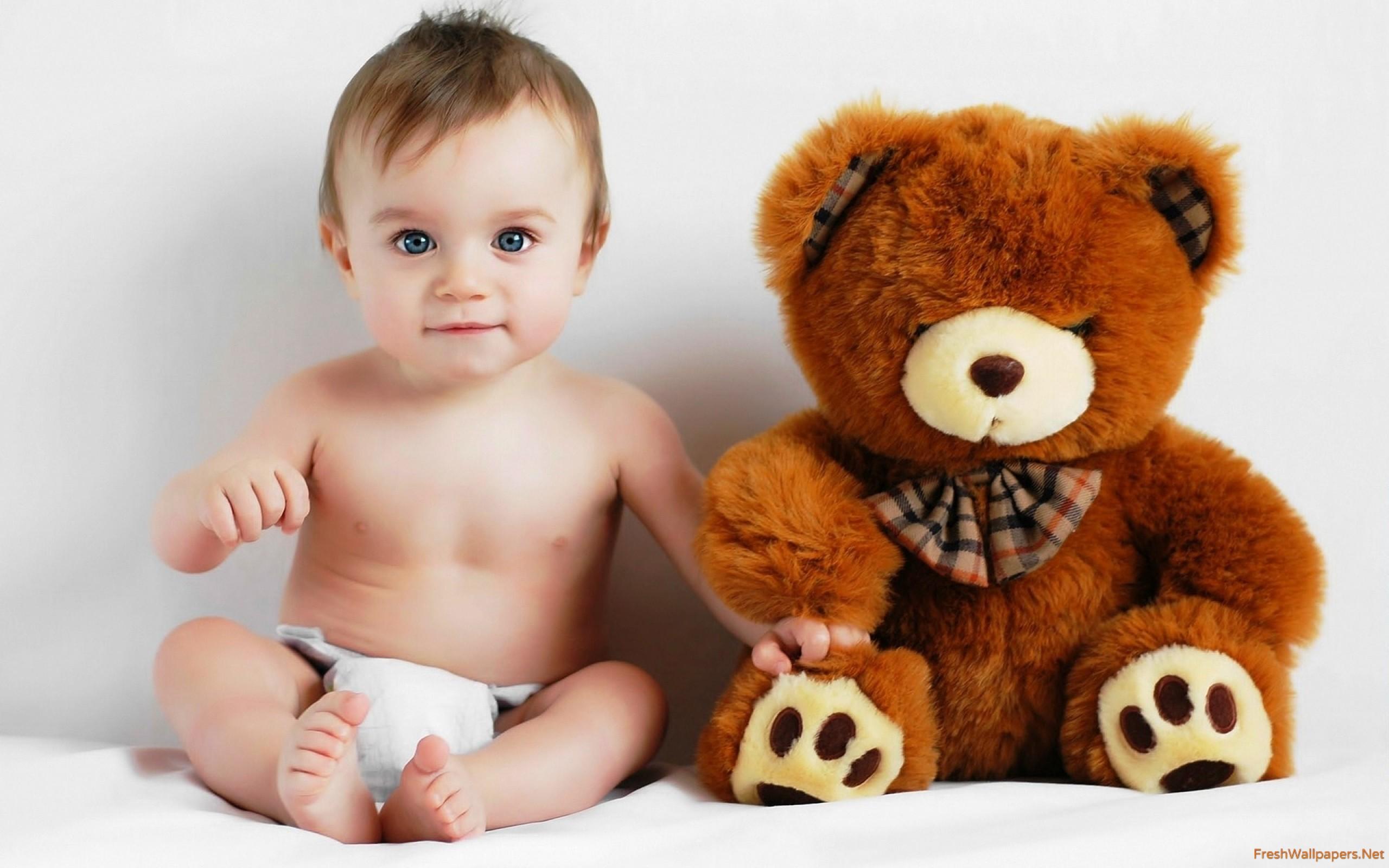 Baby With Toys wallpaper